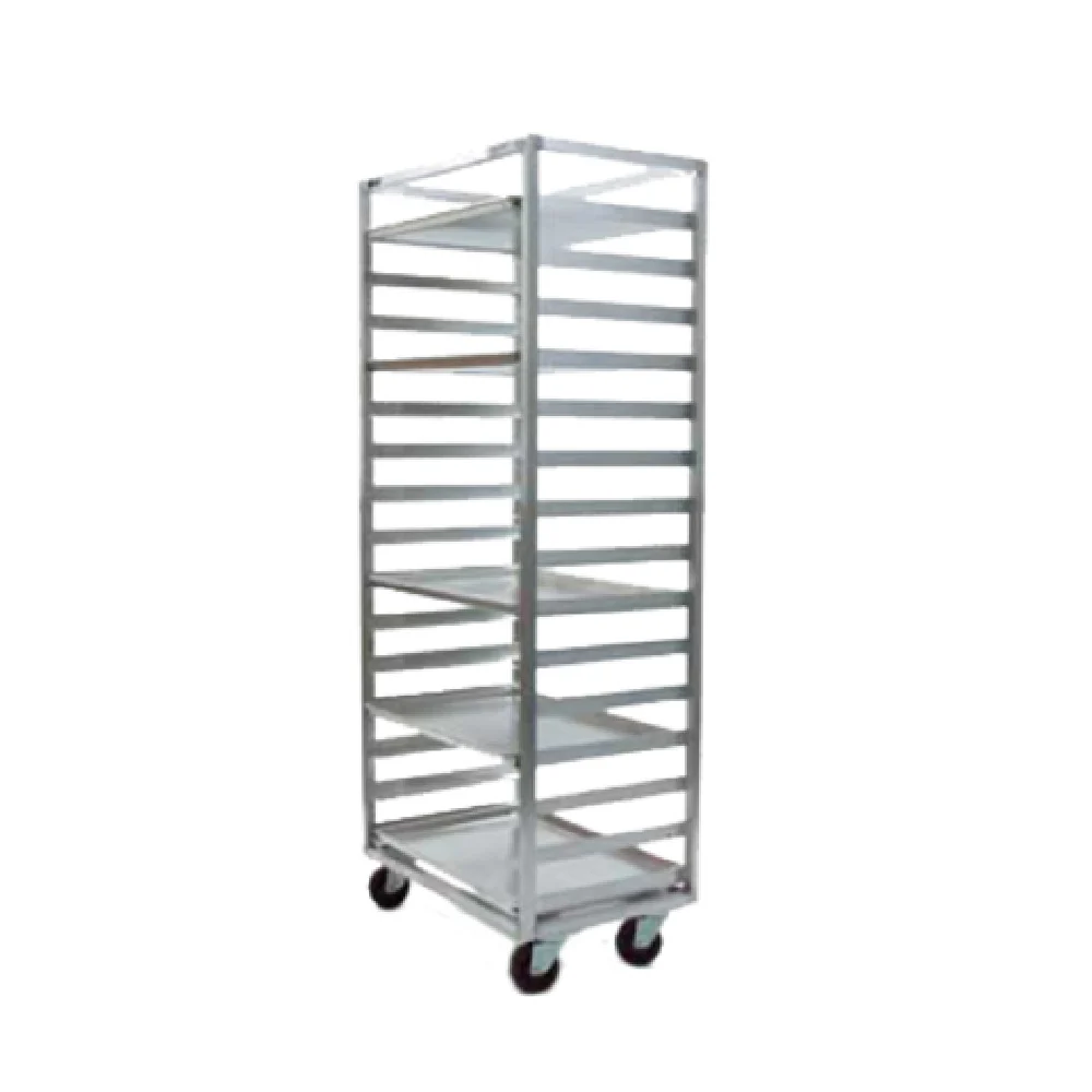 Eagle ORF-1815-4 20 Inch Mobile Aluminum Oven Rack with Open Sides Eagle ORF-1815-4 20 Inch Mobile Aluminum Oven Rack with Open Sides