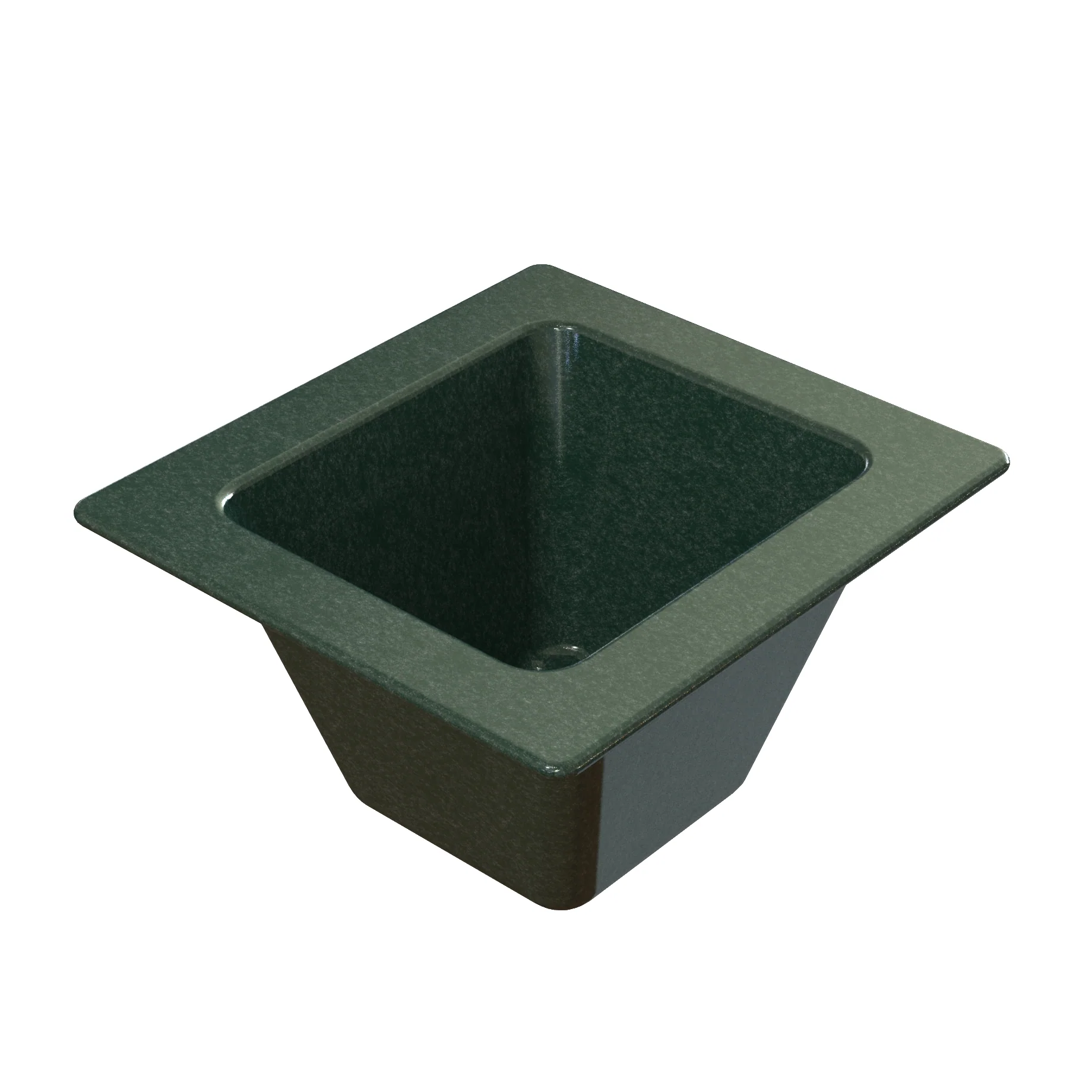 Tablecraft CW4058HGNS 1 Qt Food Pan Cold Holding 7 Inch Hunter Green Aluminum