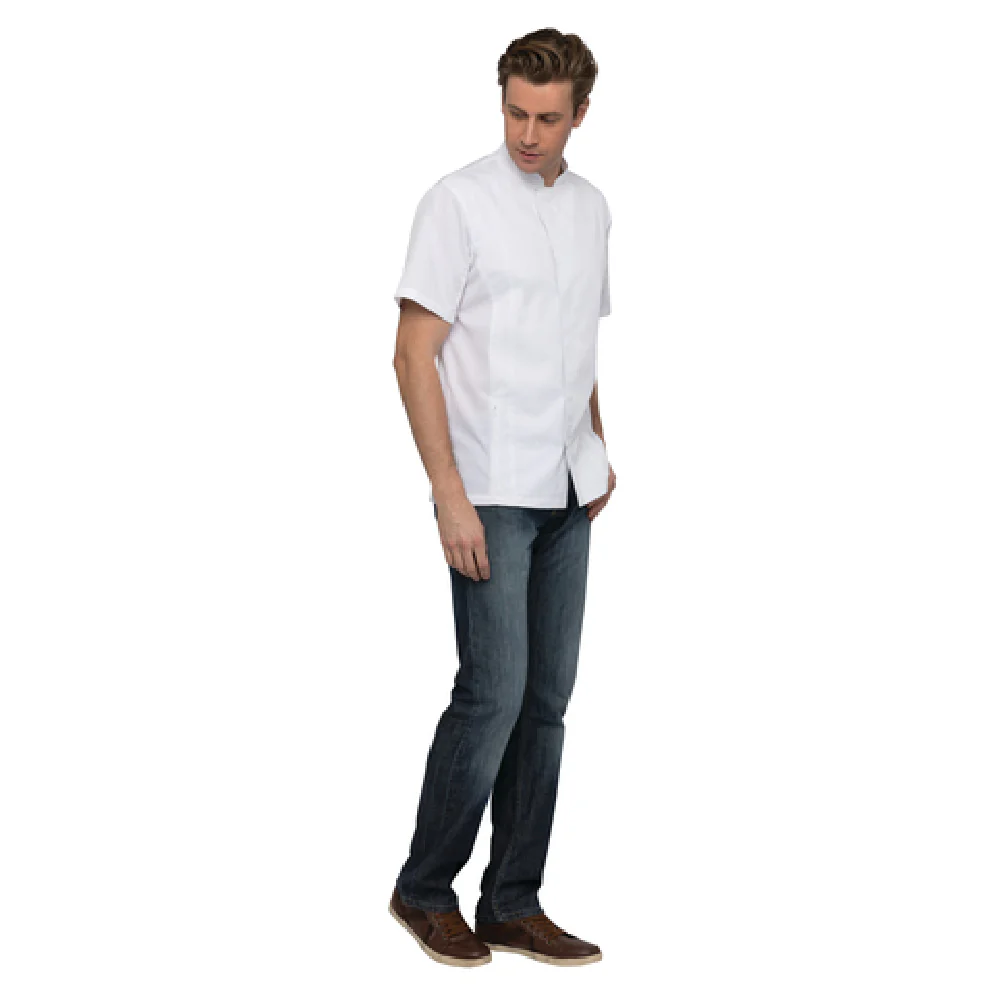 Chef Works CES02WHTXL XLarge Chef Coat Short Sleeve Cool Vent Design White Chef Works CES02WHTXL XLarge Chef Coat Short Sleeve Cool Vent Design White