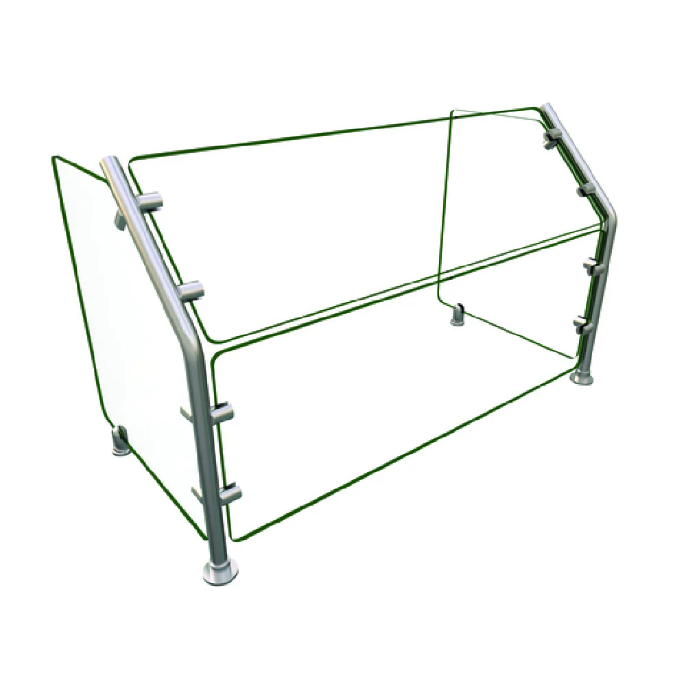 Hatco EP36-36 36 Inch Flav-R-Shield Full Service Sneeze Guard Stainless Steel Glass Hatco EP36-36 36 Inch Flav-R-Shield Full Service Sneeze Guard Stainless Steel Glass