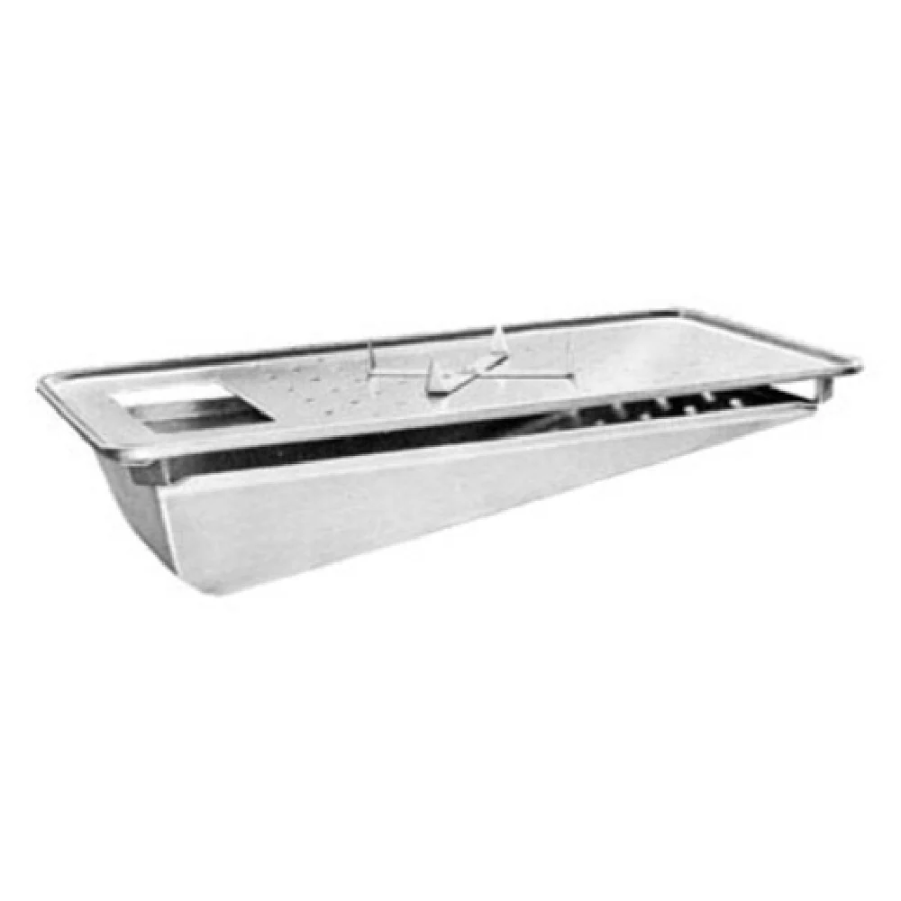 Atlas Metal AD-GPD 16 Inch Adapter Plate Sloped Gravy Pan Carving Station Atlas Metal AD-GPD 16 Inch Adapter Plate Sloped Gravy Pan Carving Station