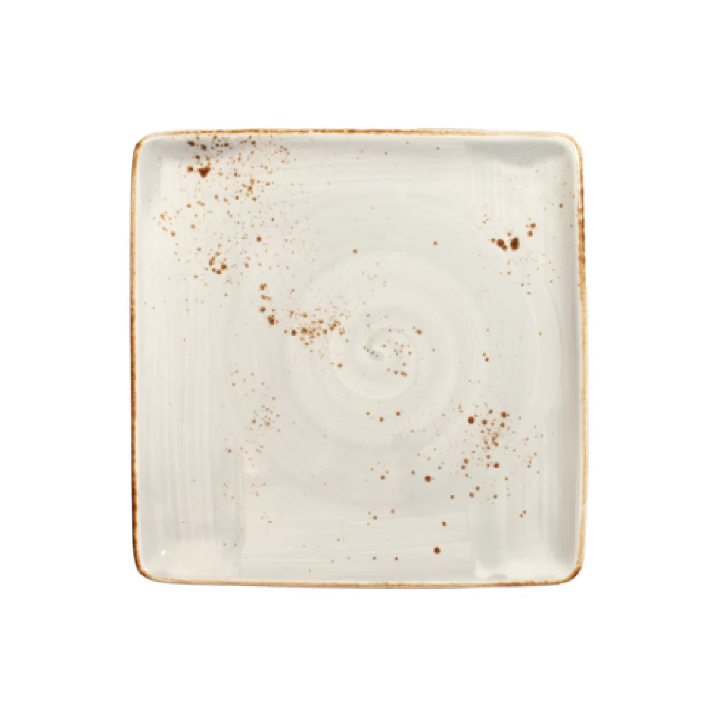 Vertex China LTP-Q22 8-1/2 Inch Hand Painted Square Plate Aluminum Oxide Reinforced Vertex China LTP-Q22 8-1/2 Inch Hand Painted Square Plate Aluminum Oxide Reinforced