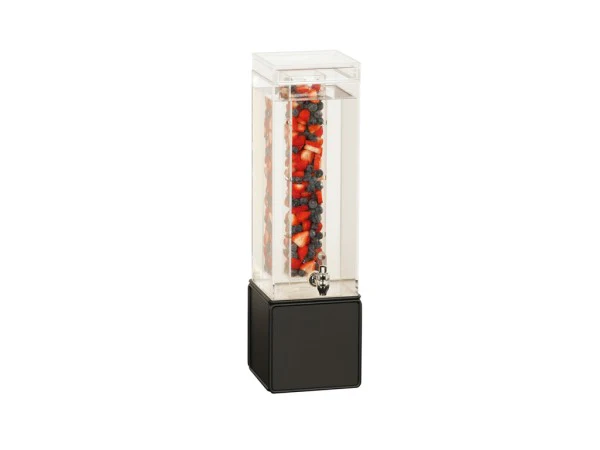 Cal Mil 23701-3INF-13 8.25 Inch Infusion Beverage Dispenser Black Metal Cal Mil 23701-3INF-13 8.25 Inch Infusion Beverage Dispenser Black Metal