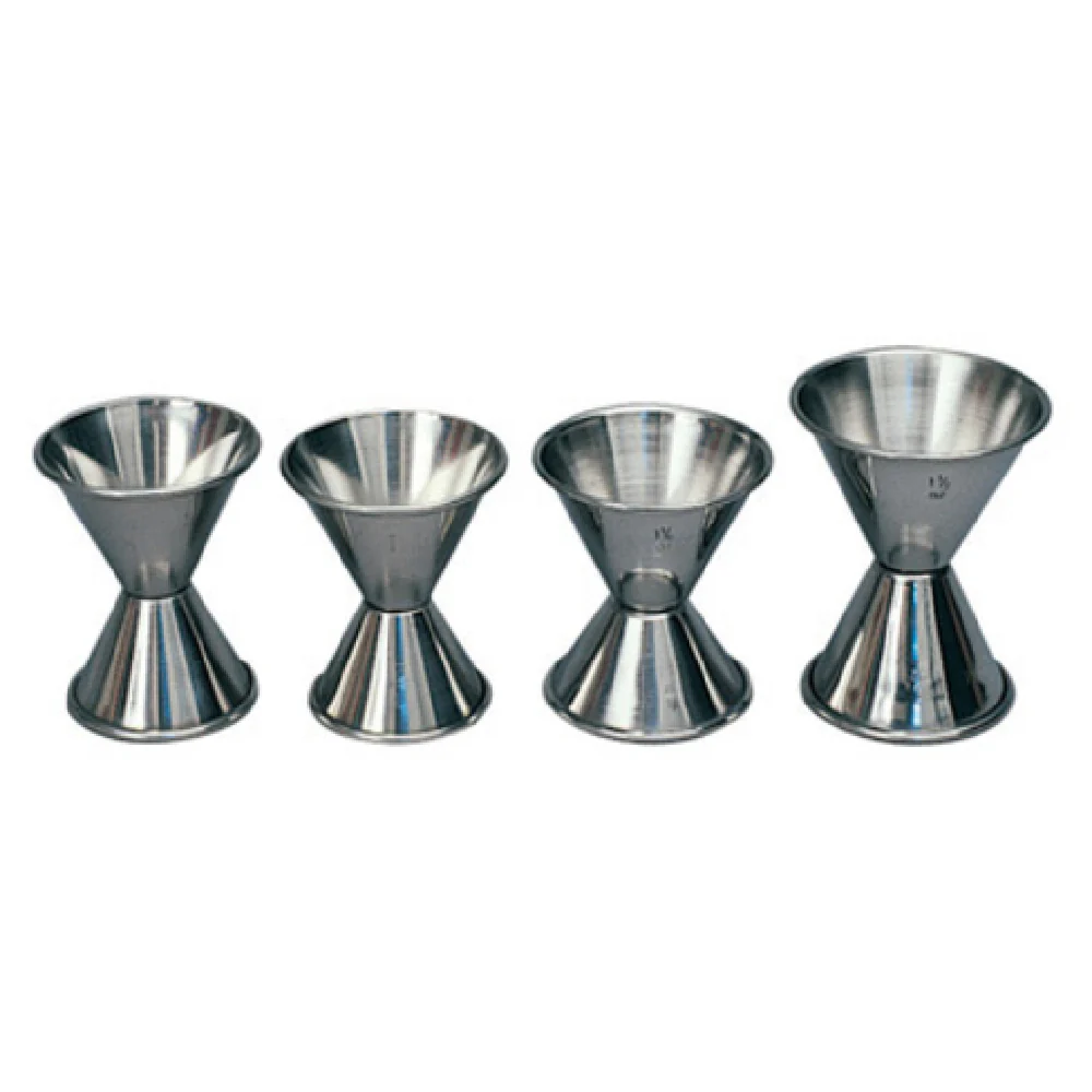 Spill-Stop 100-16 7/8 Oz to 1-1/4 Oz Rolled Edge Jigger Stainless Steel Polished Finish Spill-Stop 100-16 7/8 Oz to 1-1/4 Oz Rolled Edge Jigger Stainless Steel Polished Finish