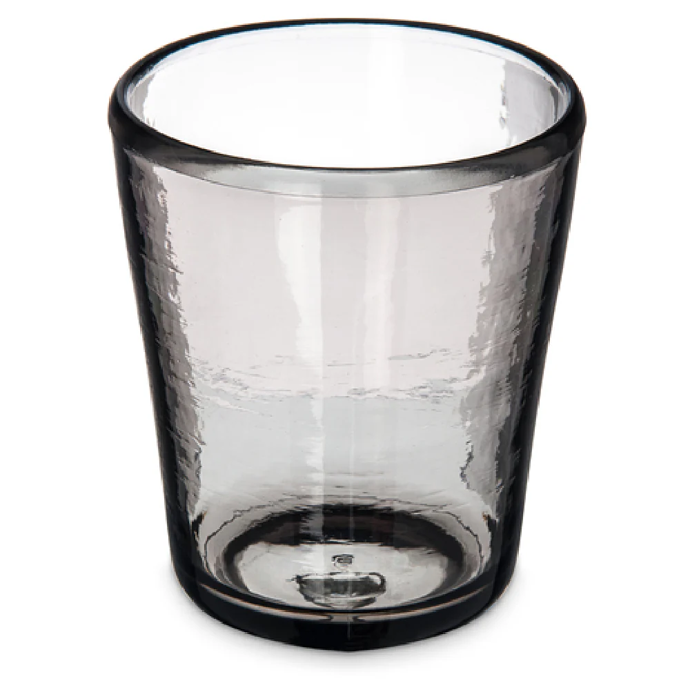 Carlisle MIN544018 14 Oz Dishwasher Safe Double Old Fashioned Tritan Smoke Gray Carlisle MIN544018 14 Oz Dishwasher Safe Double Old Fashioned Tritan Smoke Gray
