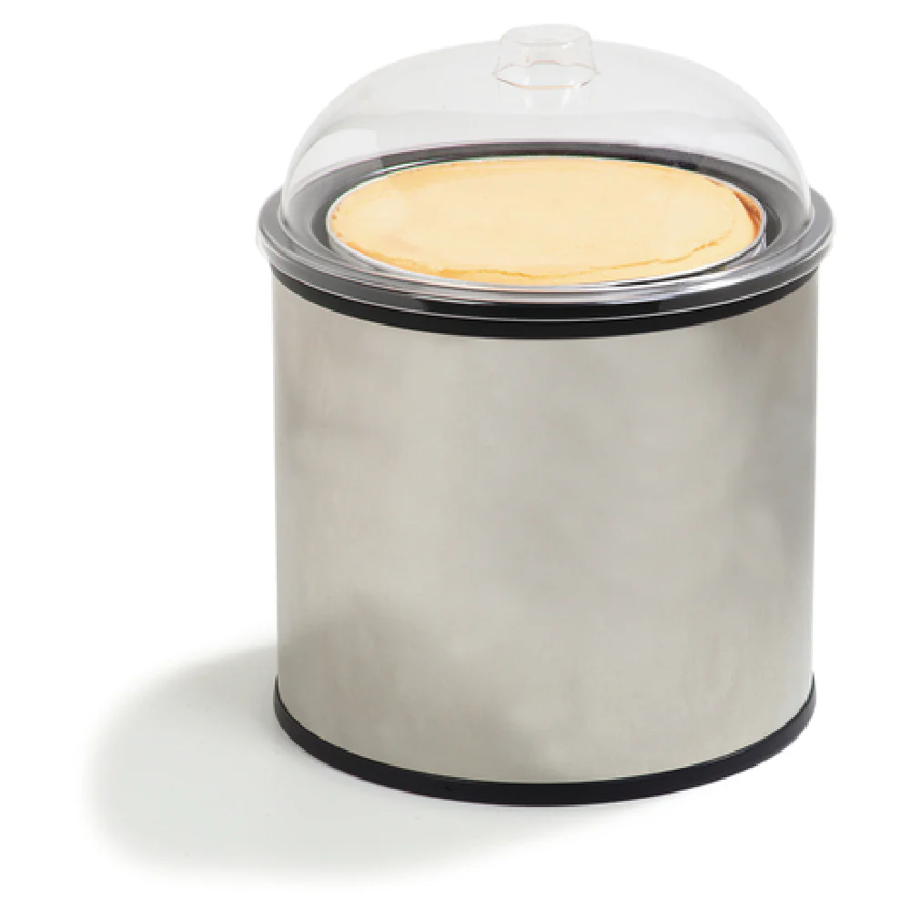 Carlisle 38655 12 Inch Stainless Steel Ice Cream Shroud with 1/2 Inch Cover Carlisle 38655 12 Inch Stainless Steel Ice Cream Shroud with 1/2 Inch Cover