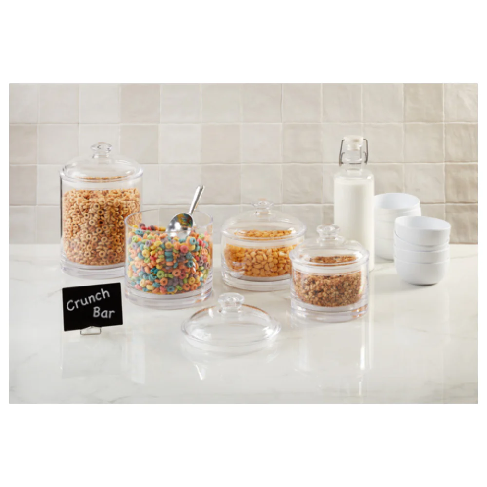 American Metalcraft JPC35 35 Oz Clear Jar With Lid Polycarbonate Storage Jar American Metalcraft JPC35 35 Oz Clear Jar With Lid Polycarbonate Storage Jar