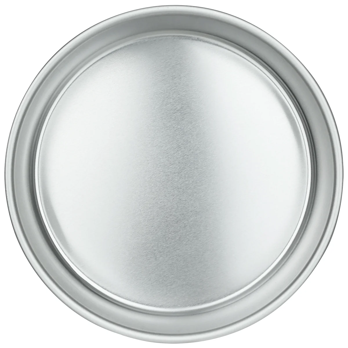 Chef Approved 224268 8 Inch Round Cake Pan 18 Gauge Aluminum with Easy Clean