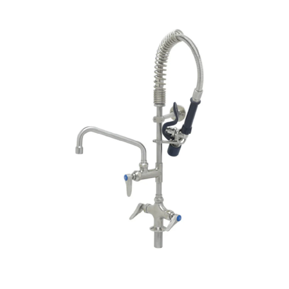 T&S Brass SMPM-2DLN-08 8 Inch Stainless Steel Pre-Rinse Faucet with Hose T&S Brass SMPM-2DLN-08 8 Inch Stainless Steel Pre-Rinse Faucet with Hose