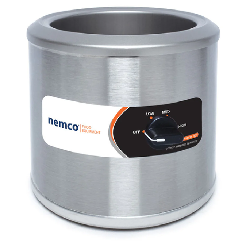 Nemco 6102A-220 7 Quart Cooker Warmer Electric Food Pan Stainless Steel Nemco 6102A-220 7 Quart Cooker Warmer Electric Food Pan Stainless Steel