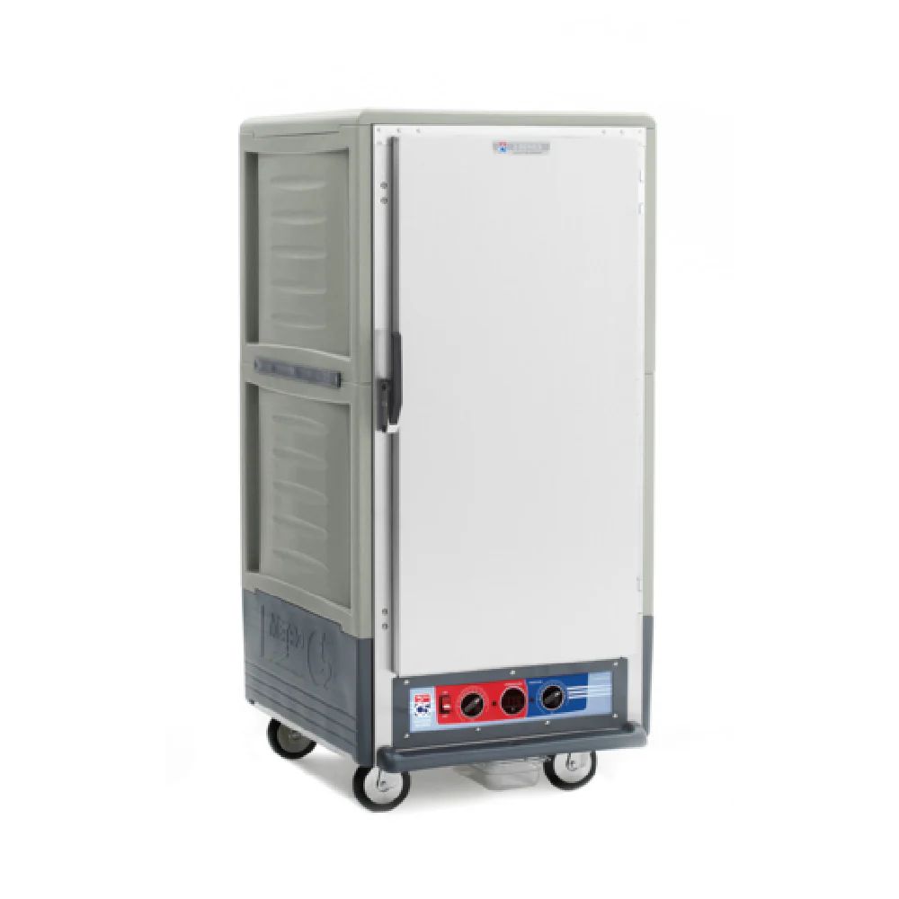 Metro C537-MFS-U-GYA 27 Inch Moisture Heated Proofing Cabinet Mobile Aluminum with Grey Insulation Armour