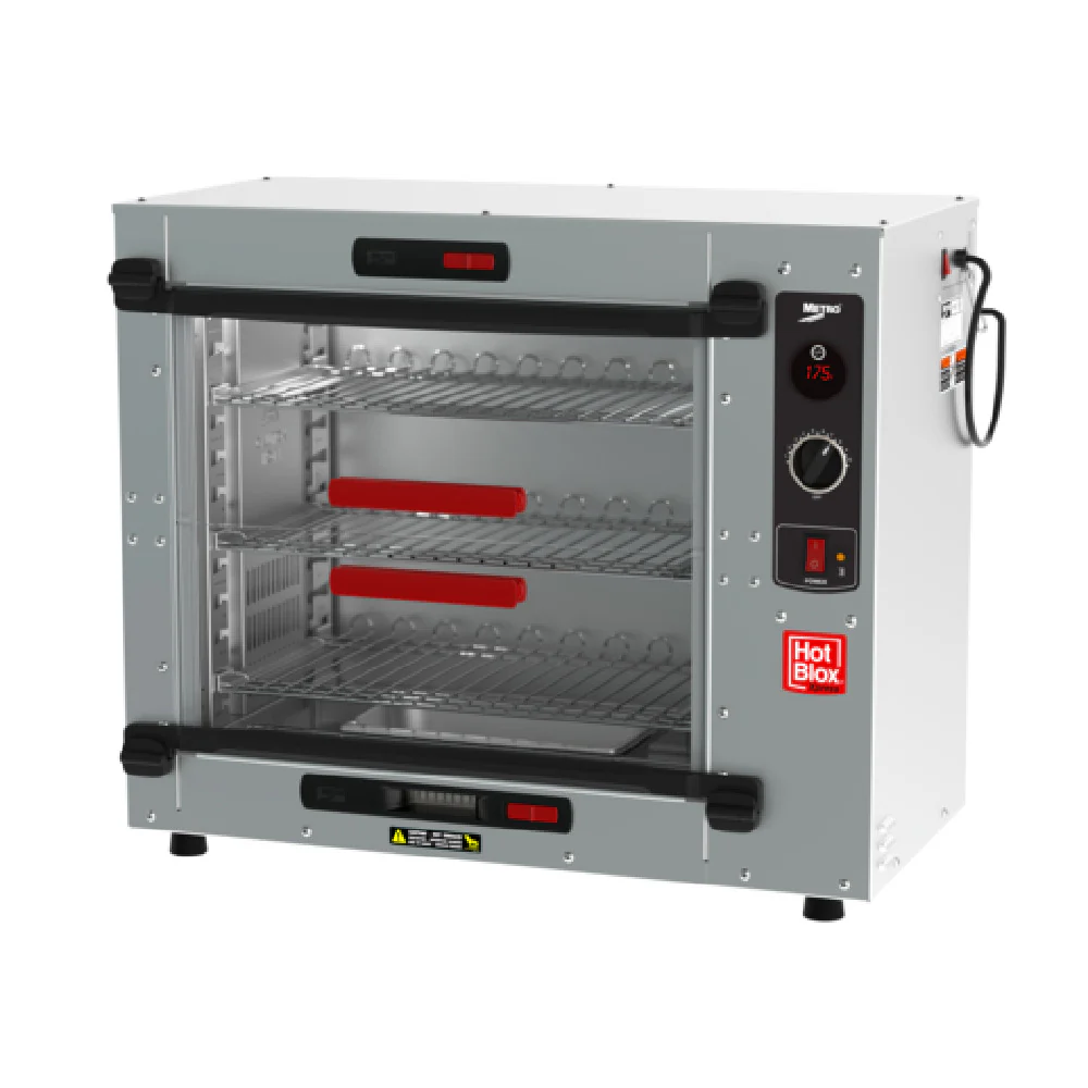 Metro HBCS4-BP 32 Inch Insulated Heated Cabinet Countertop Aluminum with Clear Door Metro HBCS4-BP 32 Inch Insulated Heated Cabinet Countertop Aluminum with Clear Door