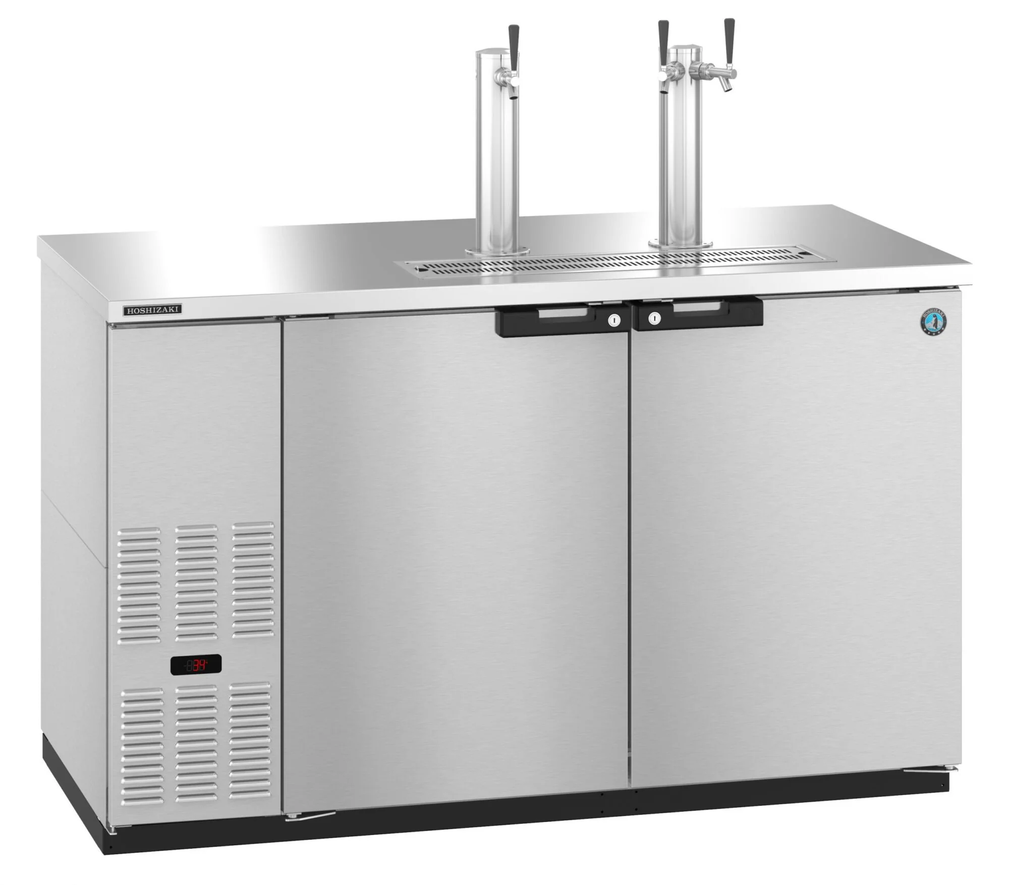 Hoshizaki HDD-2-59-S 59 Inch Draft Beer Cooler with Direct Draw Two Section
