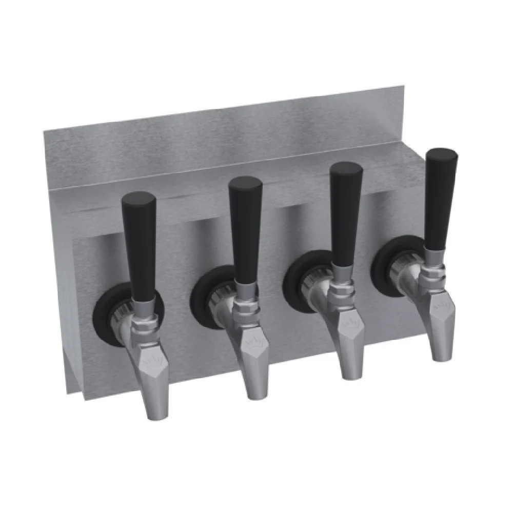 Krowne KWM-4S 12 Inch Glycol Cooled Draft Beer Dispensing Tower Stainless Steel Faucets Handles And Faucets Not Included
