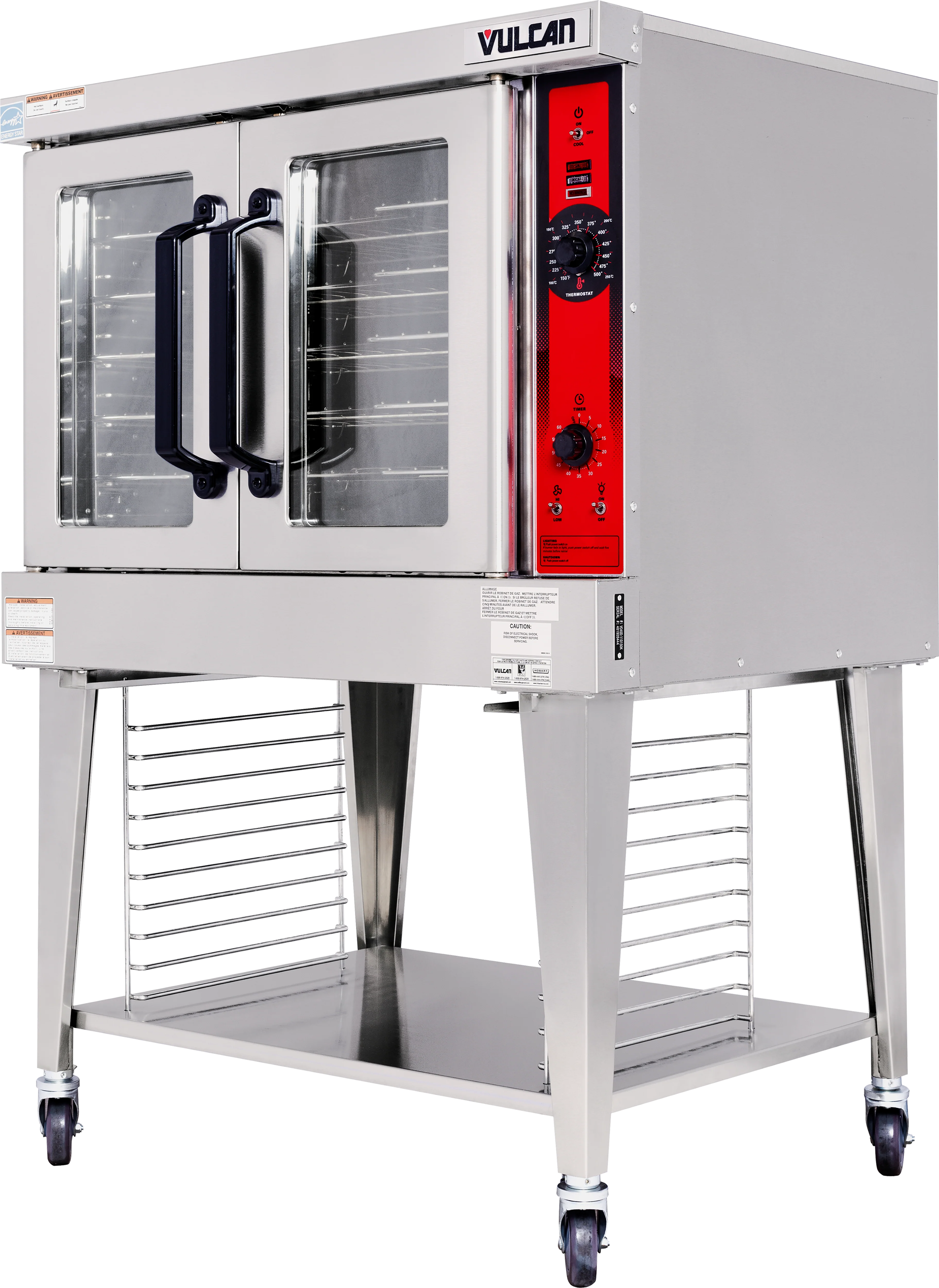Vulcan VC4GD-QS-PLATINUM_NAT 40 Inch Gas Convection Oven with 5 Racks 50000 BTU Vulcan VC4GD-QS-PLATINUM_NAT 40 Inch Gas Convection Oven with 5 Racks 50000 BTU