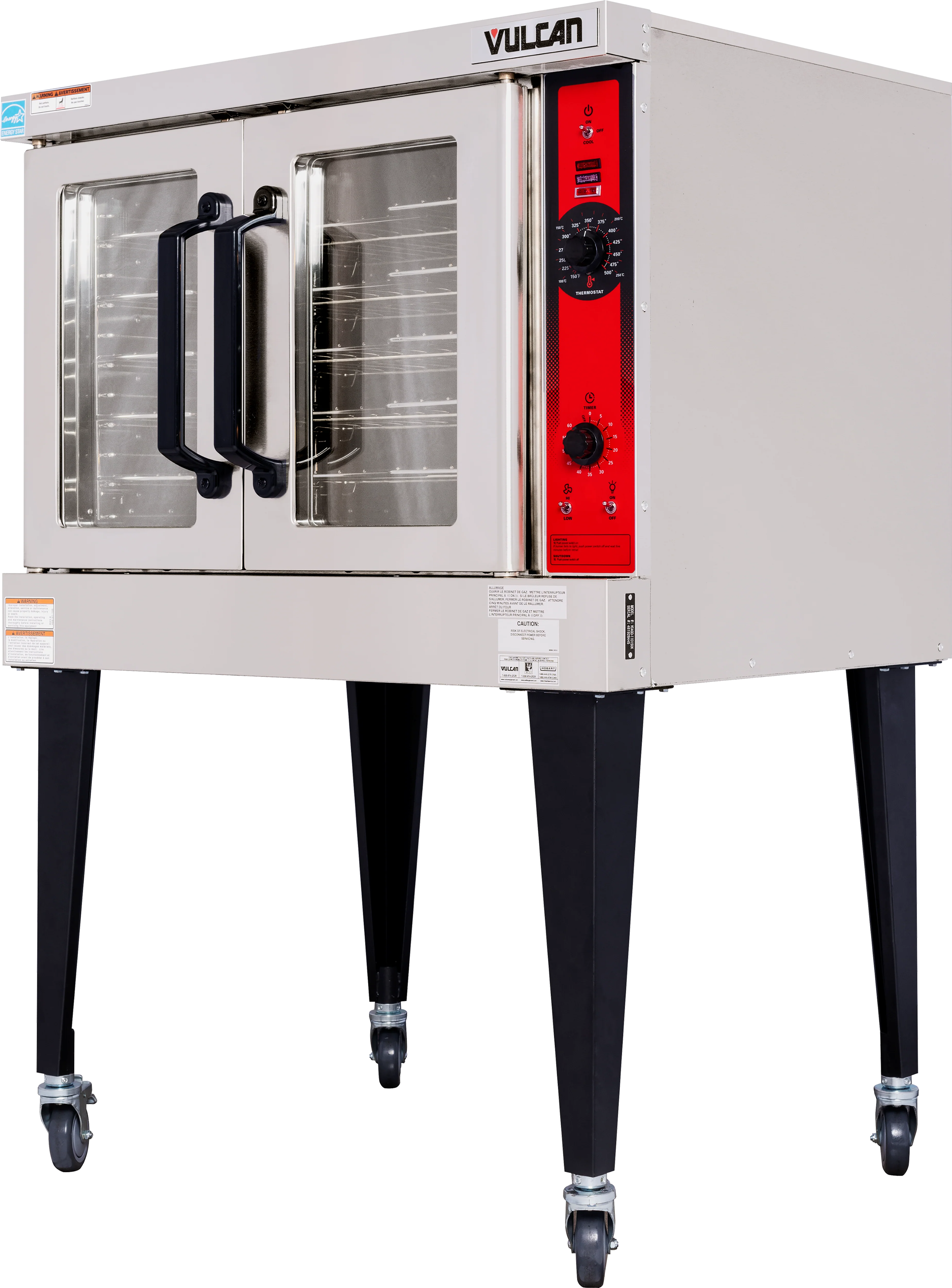 Vulcan VC4GD-QS-PLATINUM_NAT 40 Inch Gas Convection Oven with 5 Racks 50000 BTU Vulcan VC4GD-QS-PLATINUM_NAT 40 Inch Gas Convection Oven with 5 Racks 50000 BTU
