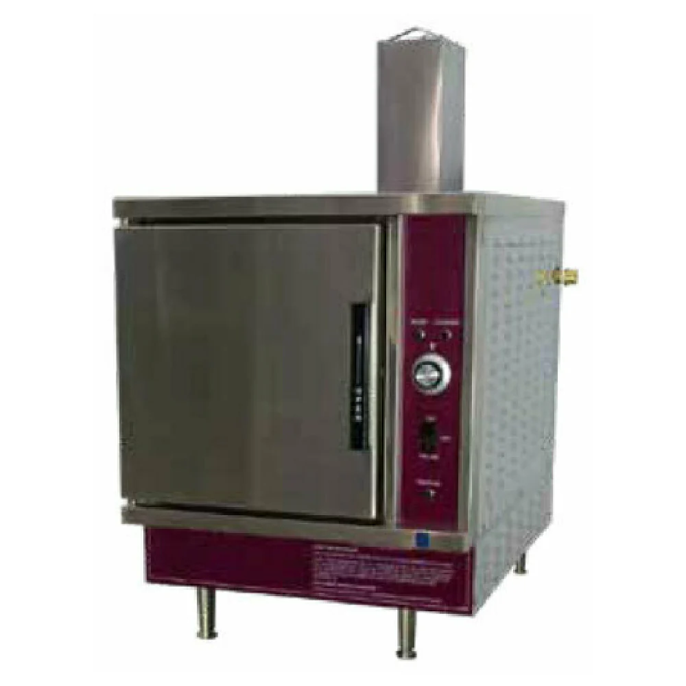 Crown SX-5G3_NAT 24 Inch Convection Steamer Gas 5 Pan Capacity with Automatic Fill and Drain 47000 BTU