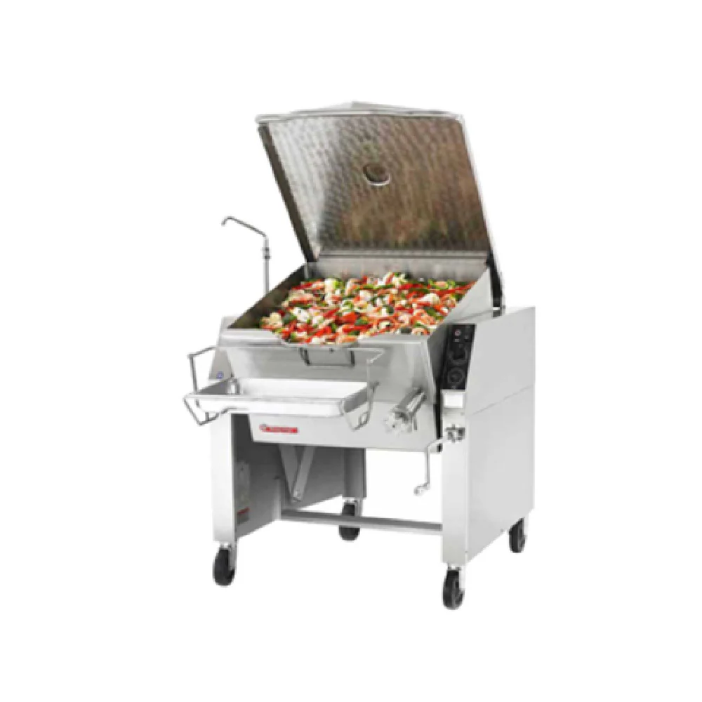 Market Forge 40P-STGL 46 Inch Gas Tilting Skillet Stainless Steel 126000 BTU Market Forge 40P-STGL 46 Inch Gas Tilting Skillet Stainless Steel 126000 BTU