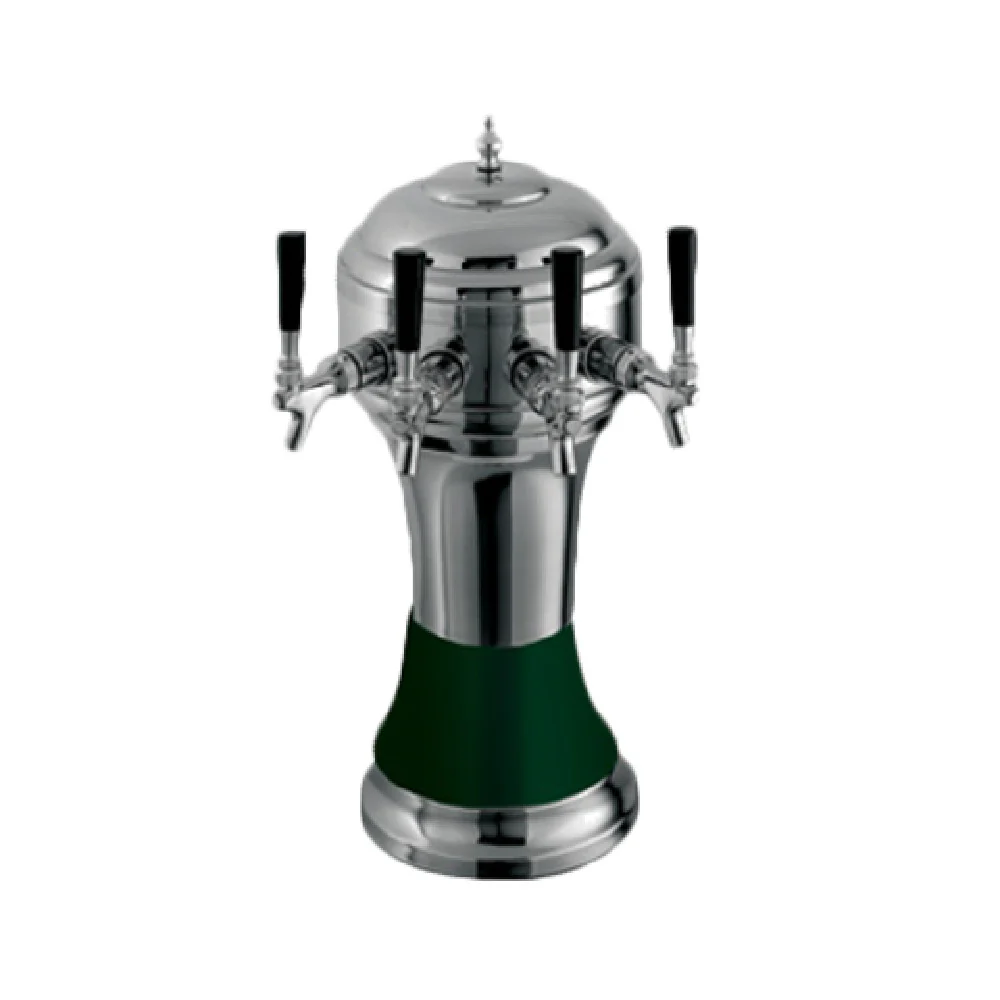 Perlick 4056GR4BPC 8-1/8 Inch Diameter Glycol Cooled Draft Beer Tower Countertop Chrome Perlick 4056GR4BPC 8-1/8 Inch Diameter Glycol Cooled Draft Beer Tower Countertop Chrome
