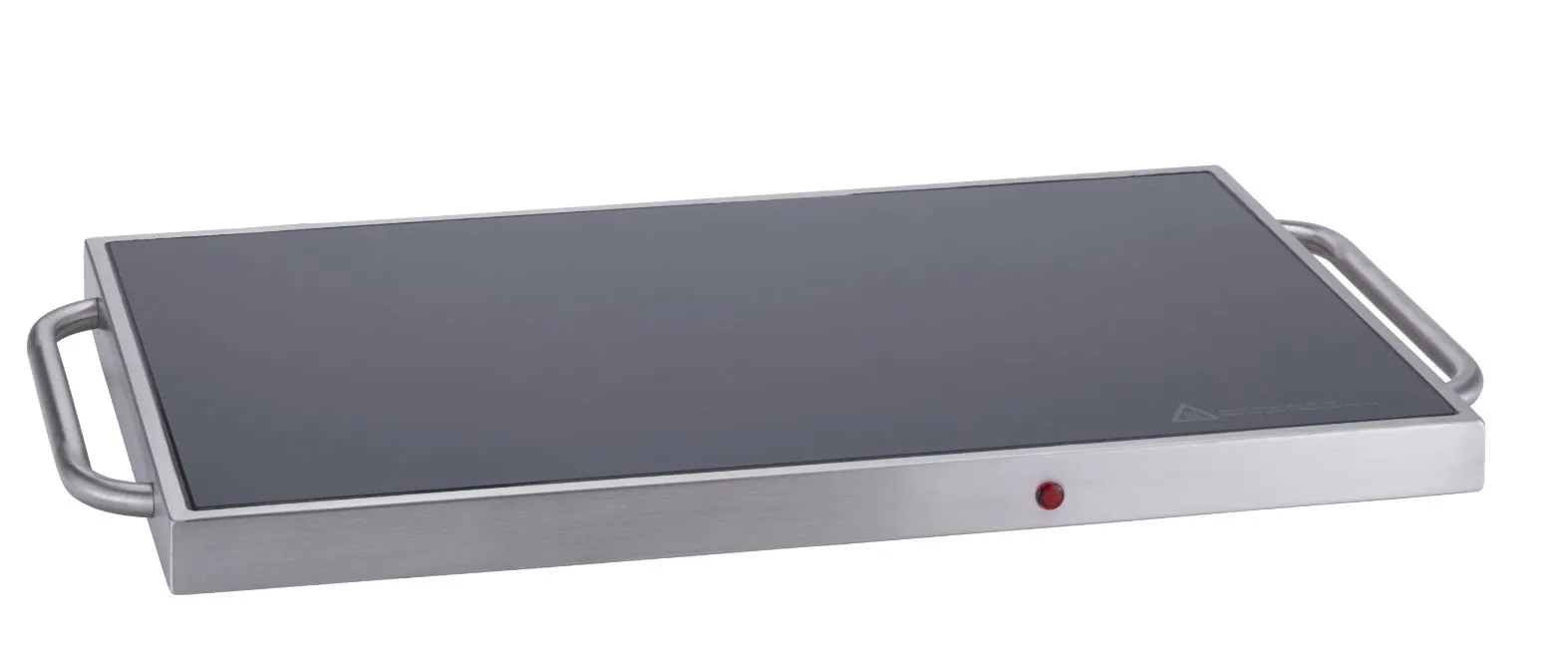 Spring USA ST-1220 24 Inch Tempered Glass Heated Shelf Food Warmer Stainless Steel and Ceramic Glass