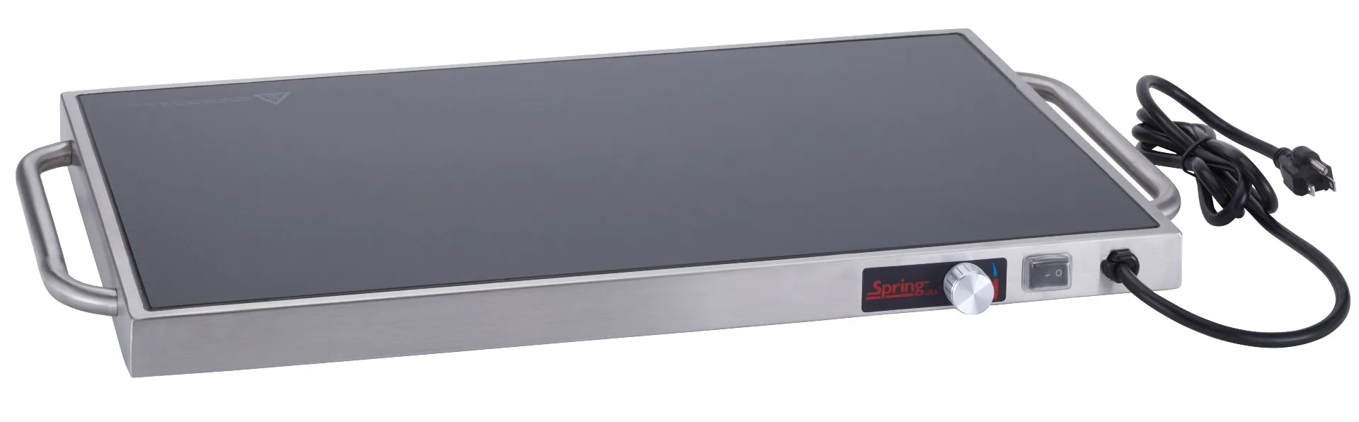 Spring USA ST-1220 24 Inch Tempered Glass Heated Shelf Food Warmer Stainless Steel and Ceramic Glass Spring USA ST-1220 24 Inch Tempered Glass Heated Shelf Food Warmer Stainless Steel and Ceramic Glass
