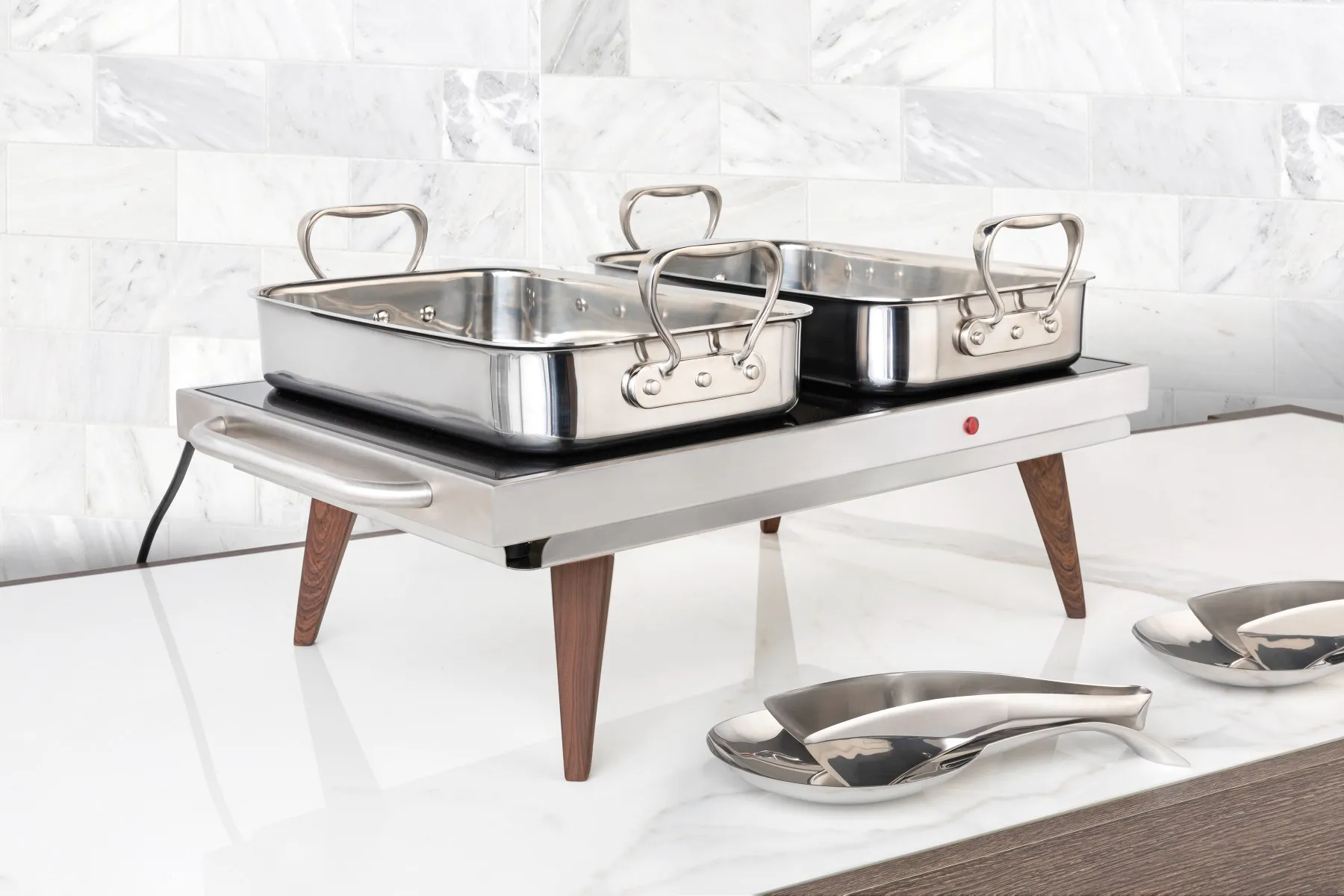 Spring USA ST-1220 24 Inch Tempered Glass Heated Shelf Food Warmer Stainless Steel and Ceramic Glass Spring USA ST-1220 24 Inch Tempered Glass Heated Shelf Food Warmer Stainless Steel and Ceramic Glass