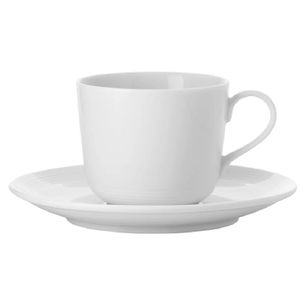 1880 Hospitality L6600000520 7-1/2 Oz Tea Cup Handled Porcelain Warm White