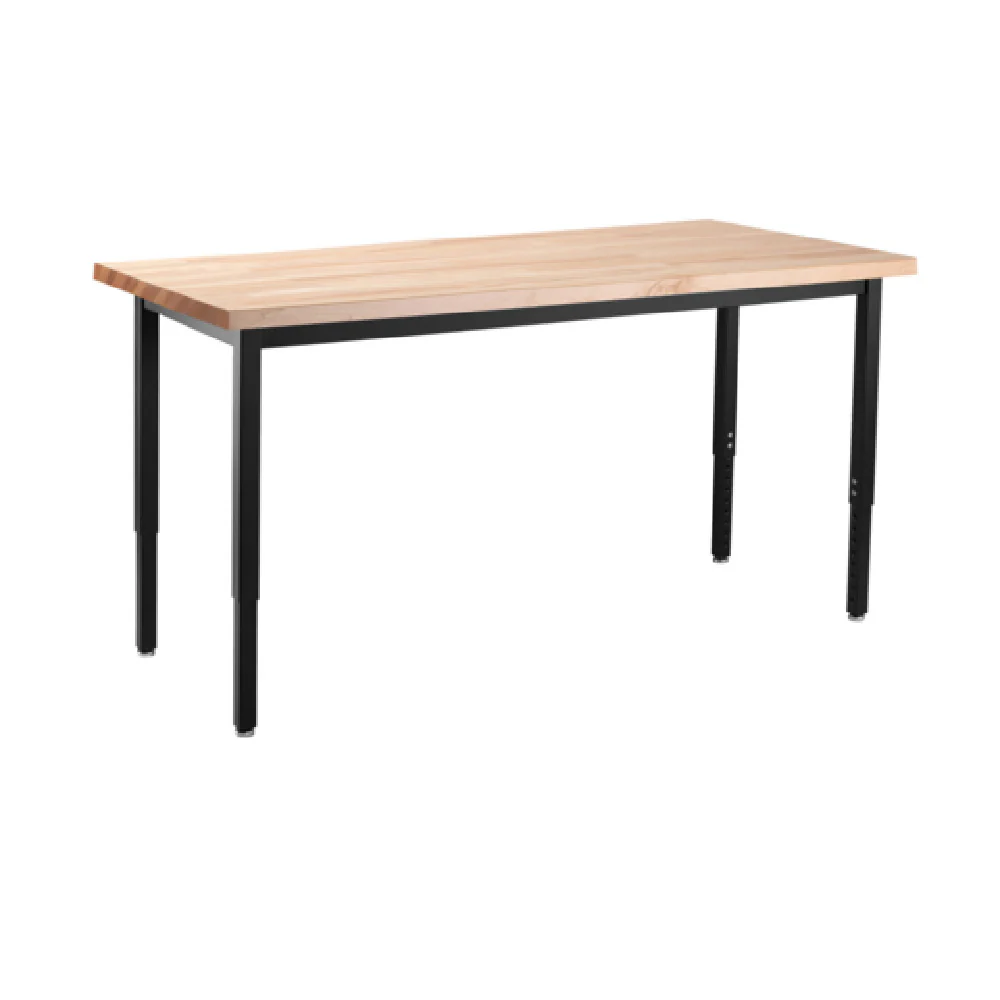 National Public Seating HDT3-3036B NPS® Heavy Duty Steel Table Butcherblock Top National Public Seating HDT3-3036B NPS® Heavy Duty Steel Table Butcherblock Top