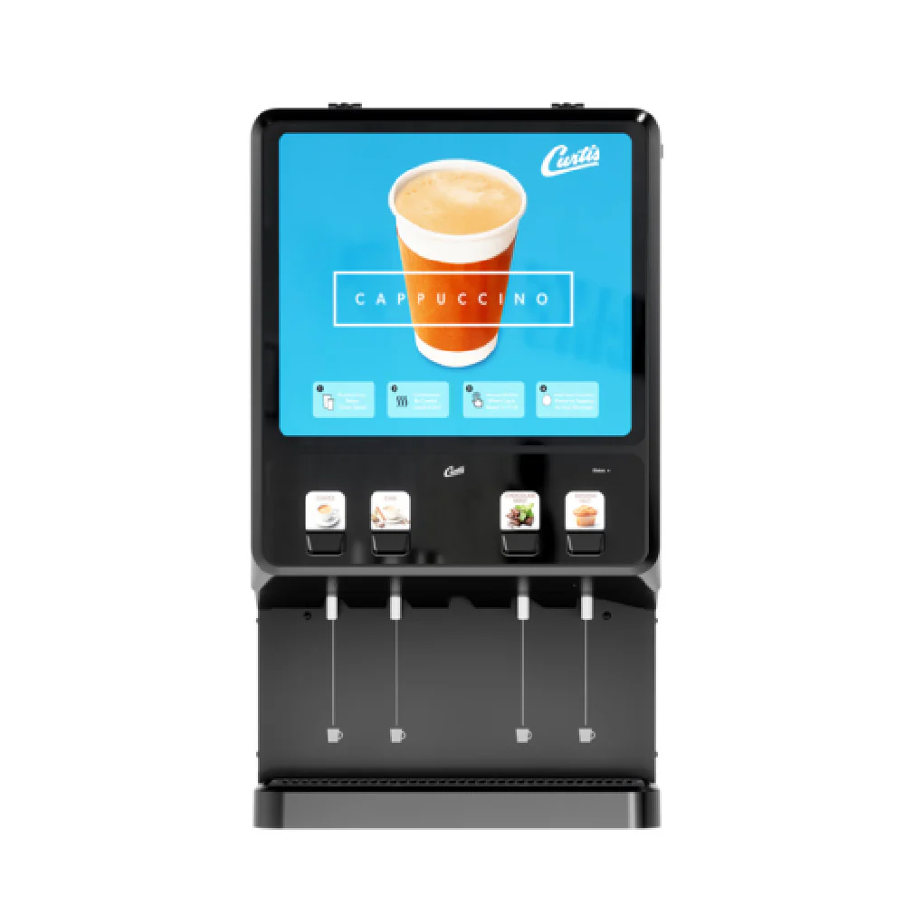 Curtis PCNG4300 | 1360102214 Premium Cappuccino Next Generation Machine (4) Station Dispenser With Lift Door Curtis PCNG4300 | 1360102214 Premium Cappuccino Next Generation Machine (4) Station Dispenser With Lift Door