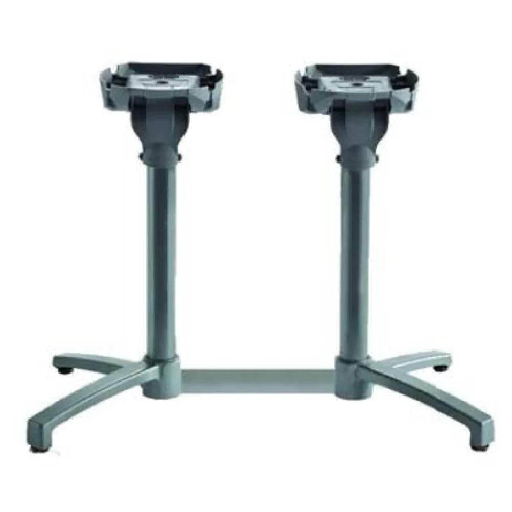 Grosfillex UTX1D009 35 Inch Base Spread Folding Table Base Aluminum Silver Gray Grosfillex UTX1D009 35 Inch Base Spread Folding Table Base Aluminum Silver Gray