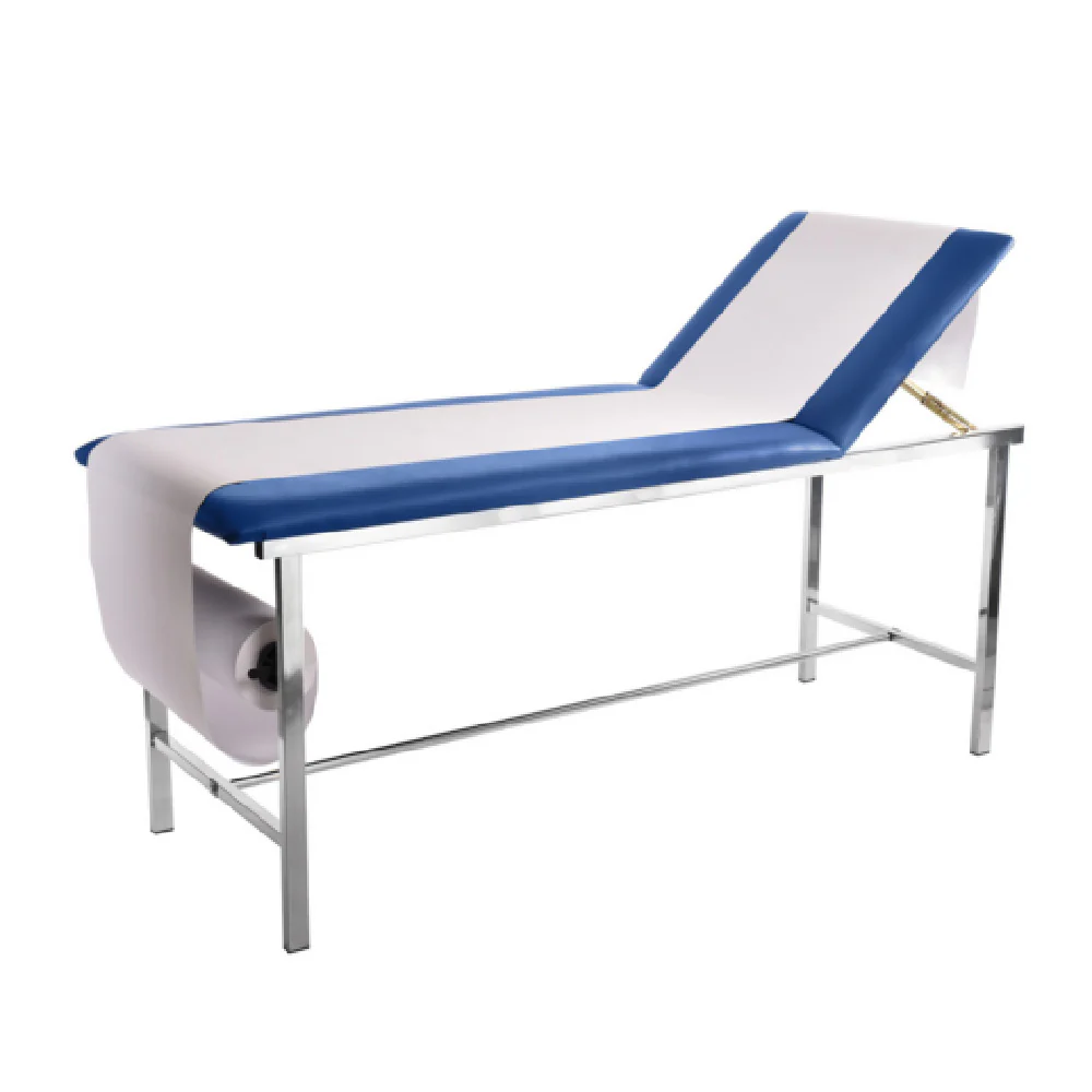 Alpine Industries ADI996-01-BLU 27 Inch Medical Exam Table Adjustable Height Blue Steel Frame with 2 Foam Padding Alpine Industries ADI996-01-BLU 27 Inch Medical Exam Table Adjustable Height Blue Steel Frame with 2 Foam Padding