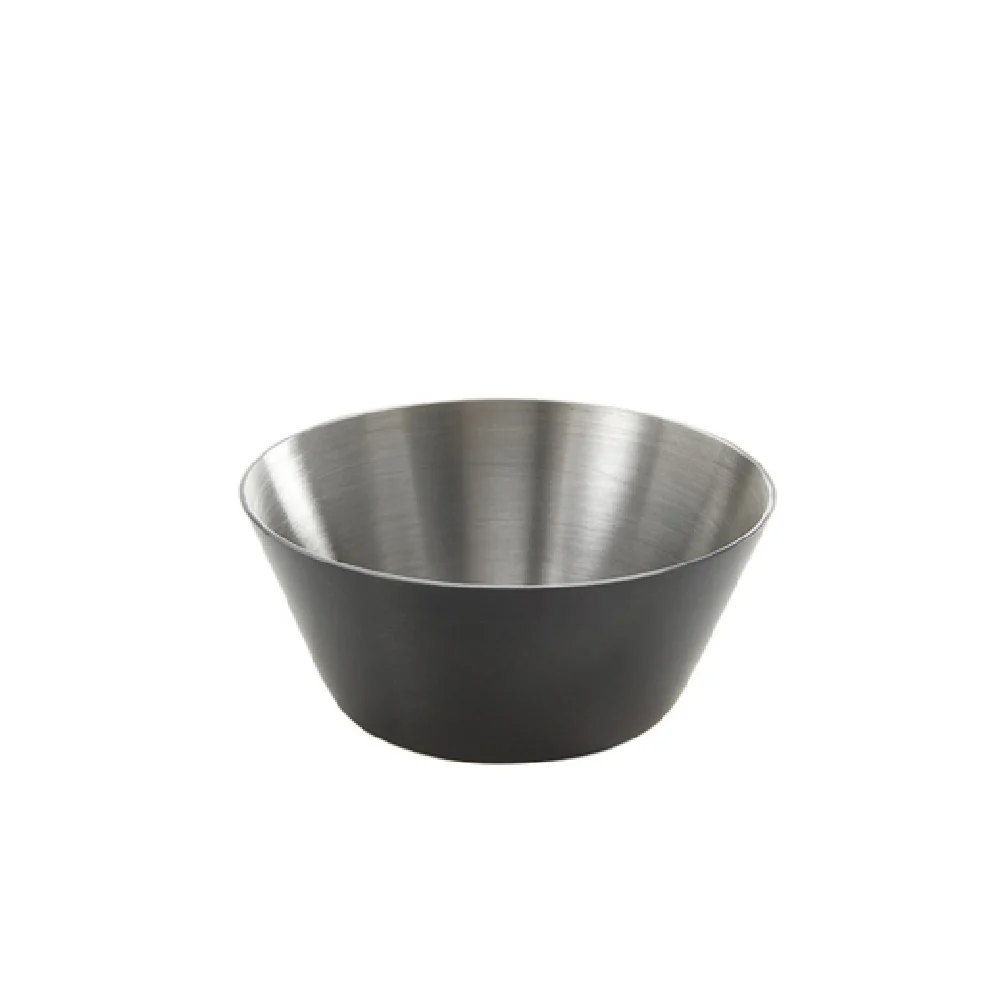 American Metalcraft SATSCB3 1-1/2 oz Round Sauce Cup Black Stainless Steel
