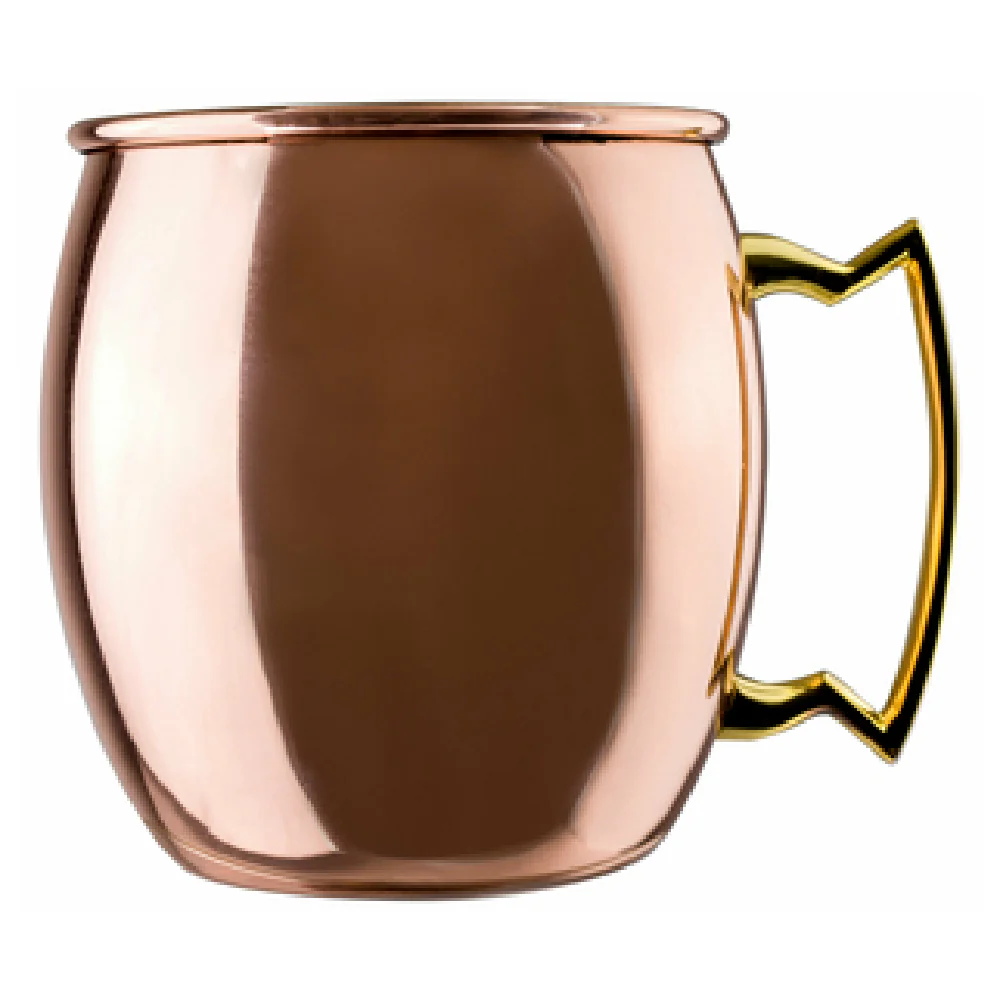 Steelite 7340MW001 16 Oz Mug Metal Moscow Mule Stainless Steel with Copper
