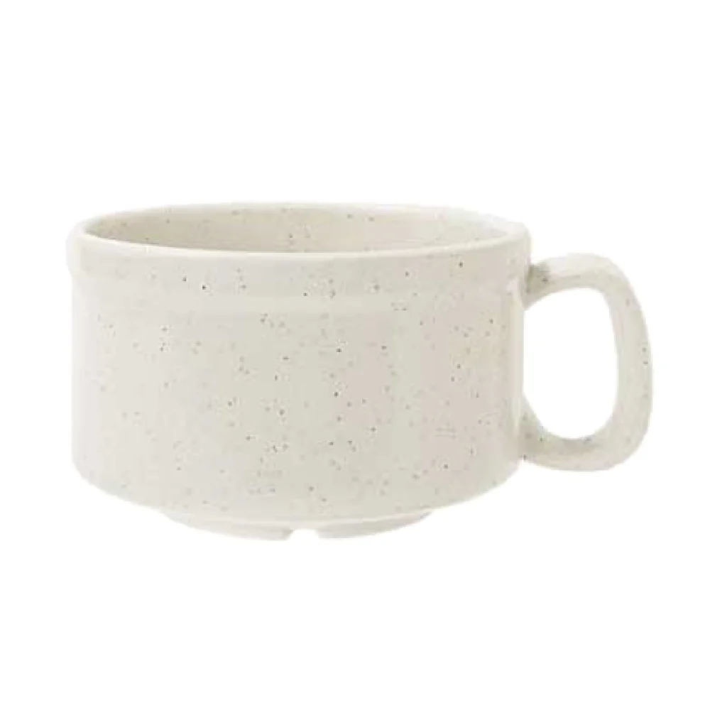 GET Enterprises C-112-IR 13 Oz. Gray Mug Melamine Break-Resistant Dishwasher Safe