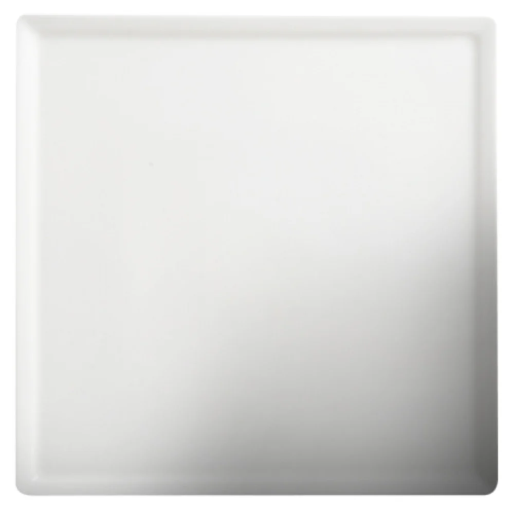 Cameo China 709-81 8 Inch Square Plate China with Narrow Rim White - 18 Packs
