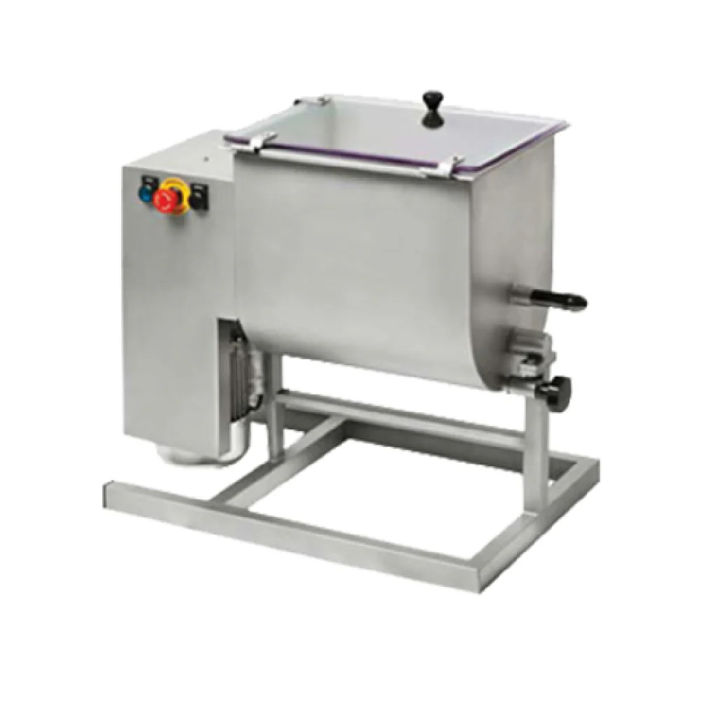 Omcan 37459 Electric Meat Mixer 30 Kg Transparent Tank Stainless Steel