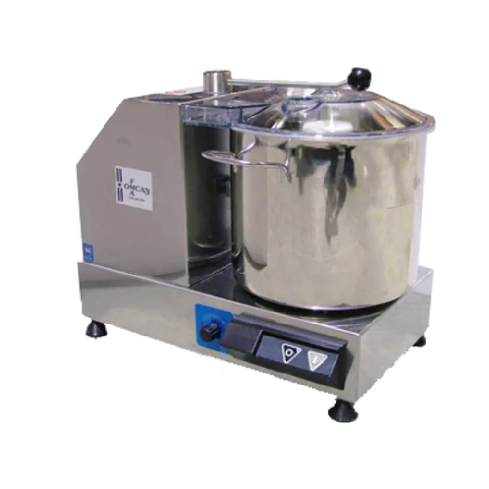 Omcan 47083 11 Inch Bowl Style 9 Quarts Food Processor Electric Stainless Steel with Safety Switch
