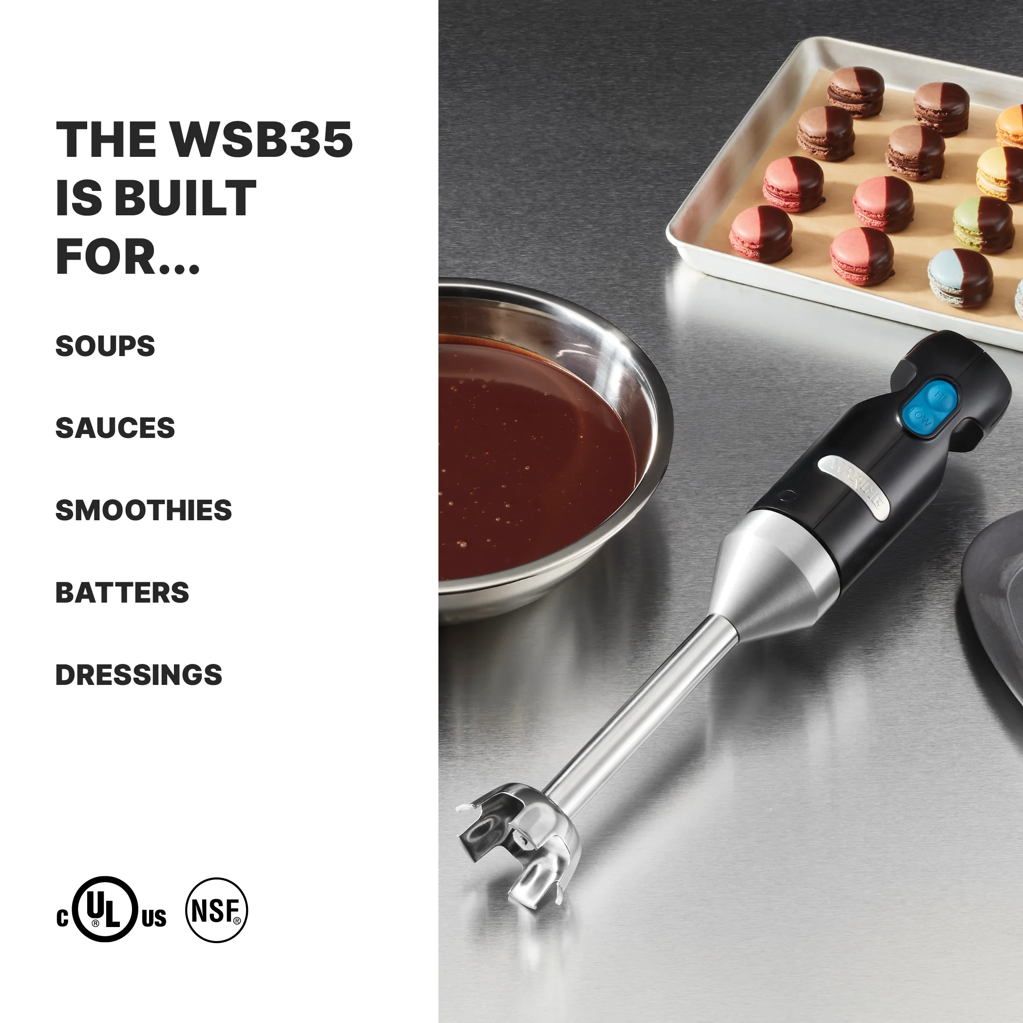 Waring 7-Inch Light-Duty Quik Stik® WSB35 Immersion Blender Waring 7-Inch Light-Duty Quik Stik® WSB35 Immersion Blender