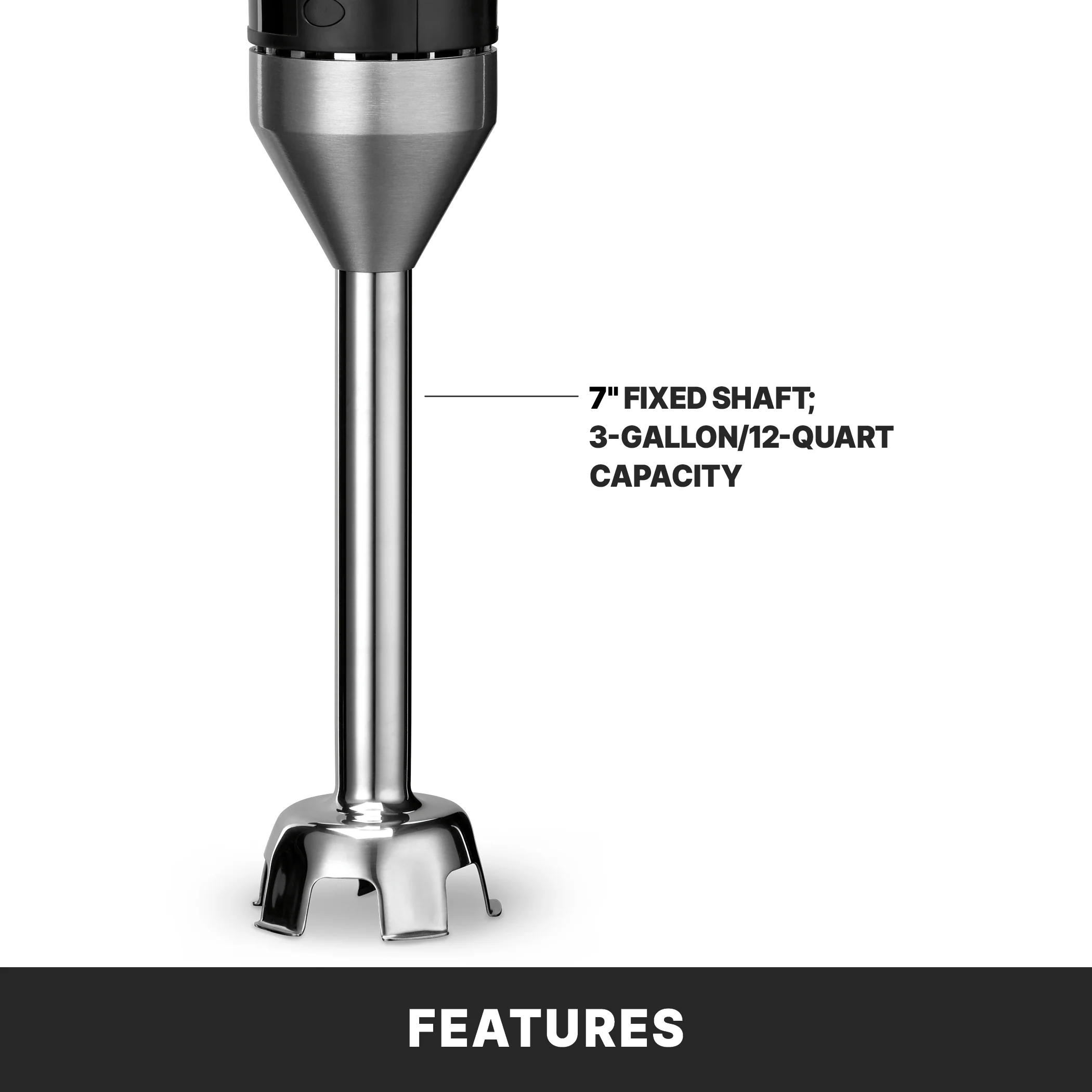 Waring 7-Inch Light-Duty Quik Stik® WSB35 Immersion Blender Waring 7-Inch Light-Duty Quik Stik® WSB35 Immersion Blender