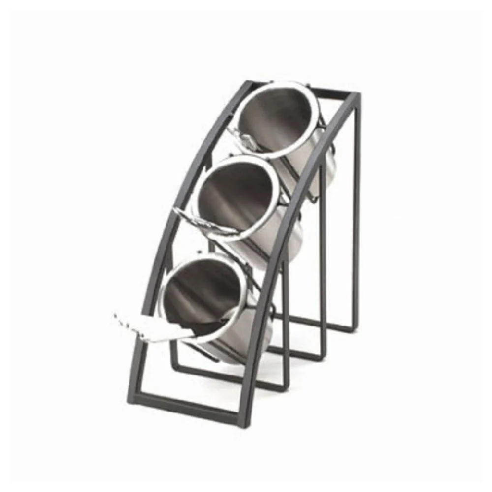Cal Mil 1747-3-13 7 Inch Condiment Caddy Frame Only 3 Tier Black