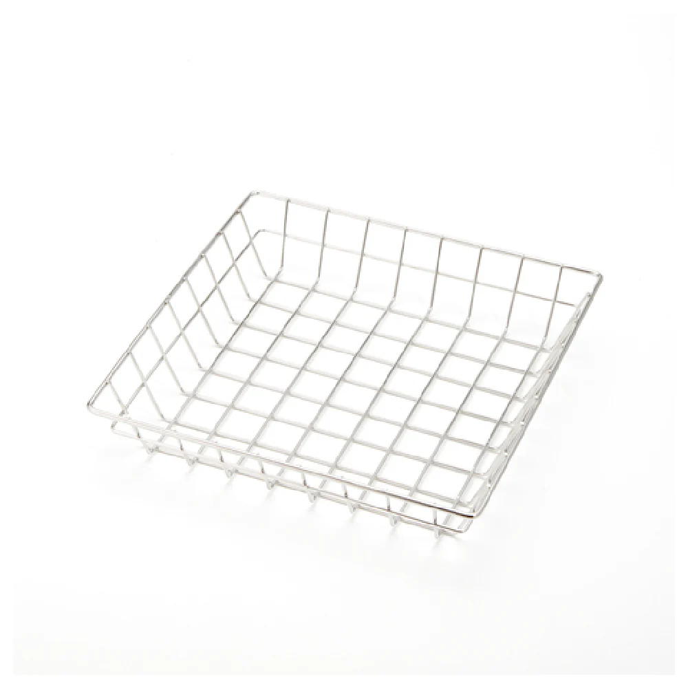 American Metalcraft SQGS10 10 Inch Square Wire Grid Basket Stainless Steel with Durable Design