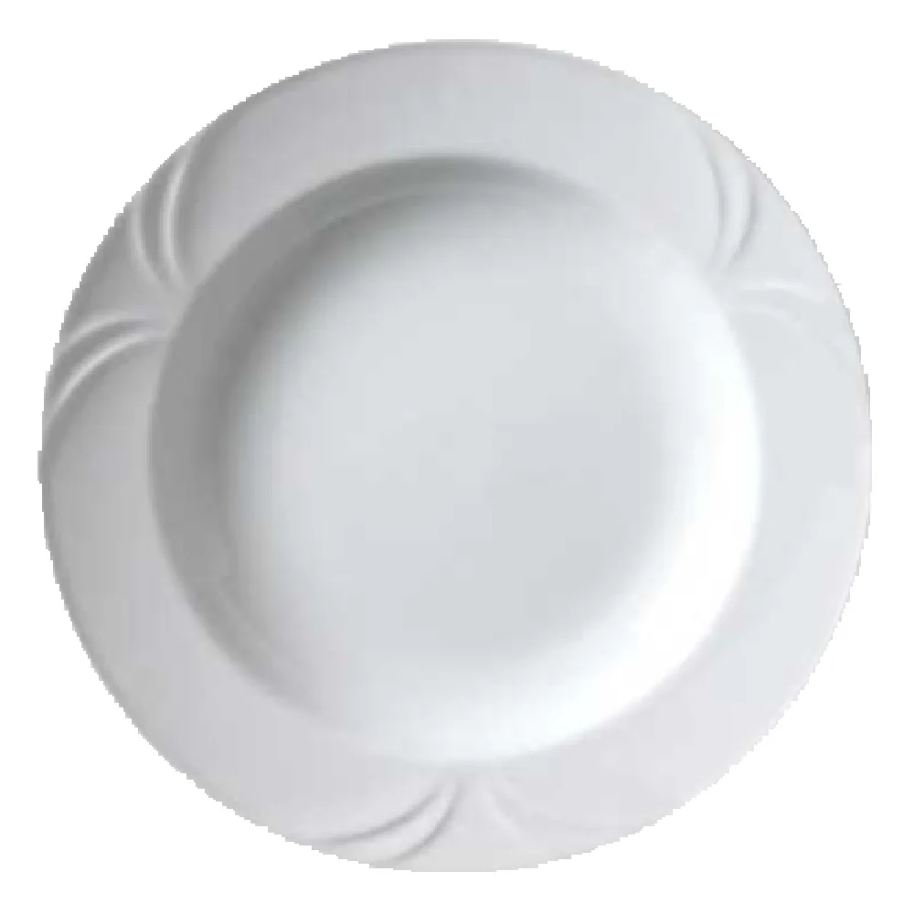 Vertex China PA-23-KL 20 Oz Pasta Bowl 12 Inch Round Deep with Rim Porcelain Vertex China PA-23-KL 20 Oz Pasta Bowl 12 Inch Round Deep with Rim Porcelain
