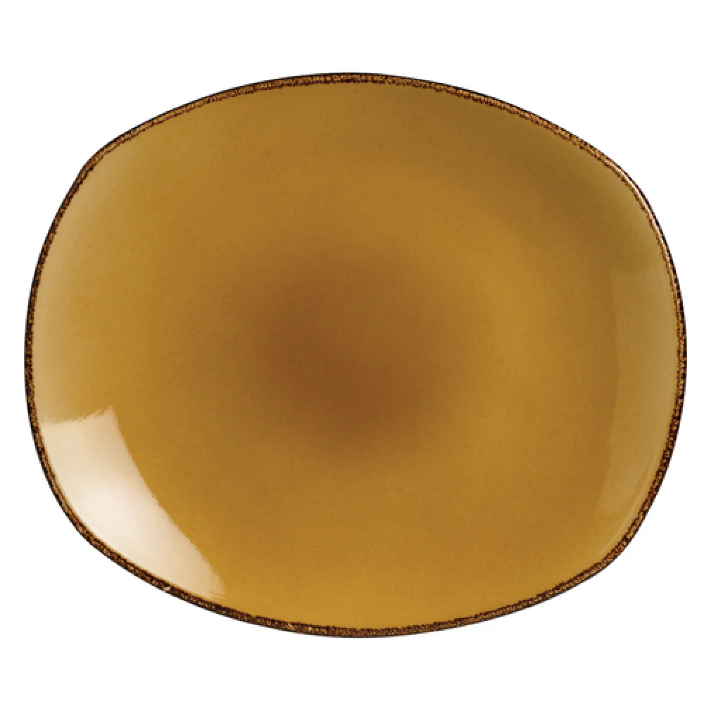 Steelite 11210579 12 Inch Spice Plate Terramesa Mustard China Oval