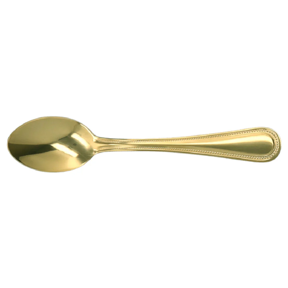 Steelite WLG2701 Teaspoon 6-3/8 Inch Gold PVD Coated Stainless Steel Steelite WLG2701 Teaspoon 6-3/8 Inch Gold PVD Coated Stainless Steel
