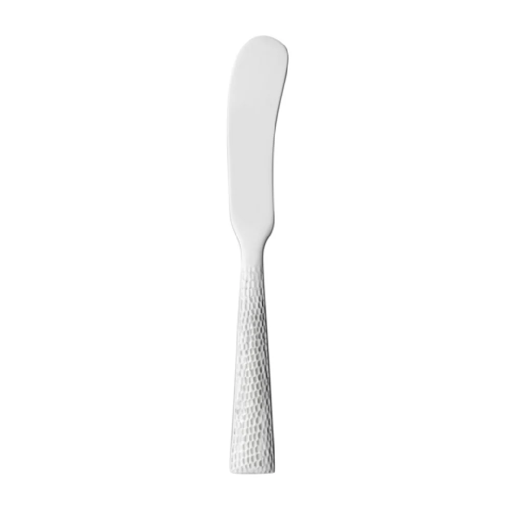 Libbey 953 053 6 Inch Dishwasher Safe Butter Spreader Hammered Finish Stainless Steel Libbey 953 053 6 Inch Dishwasher Safe Butter Spreader Hammered Finish Stainless Steel