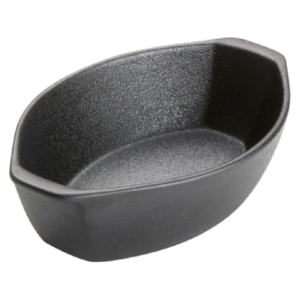 American Metalcraft PBBO9 24 Oz Oval Casserole Porcelain Black Matte Finish American Metalcraft PBBO9 24 Oz Oval Casserole Porcelain Black Matte Finish