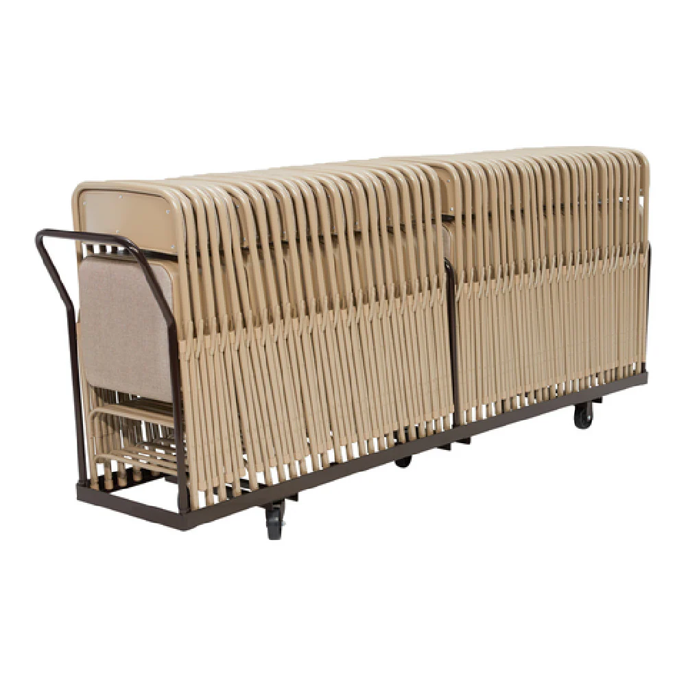 National Public Seating DY-50 19 Inch Storage Dolly Holds Up To 50 Chairs National Public Seating DY-50 19 Inch Storage Dolly Holds Up To 50 Chairs