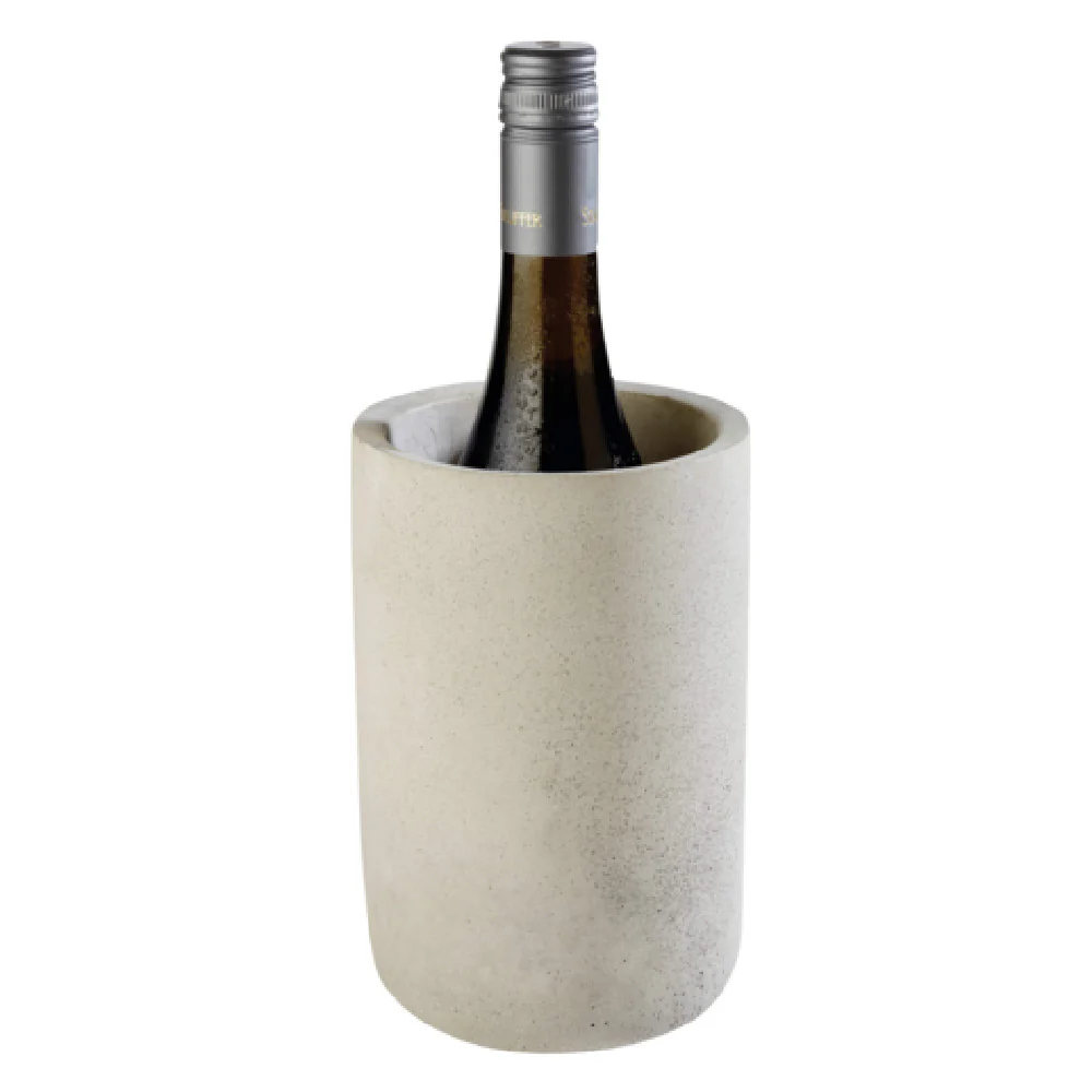 Libbey APS 36090 4-3/4 Inch Round Wine Bucket Cooler Concrete Hand Wash Only Libbey APS 36090 4-3/4 Inch Round Wine Bucket Cooler Concrete Hand Wash Only
