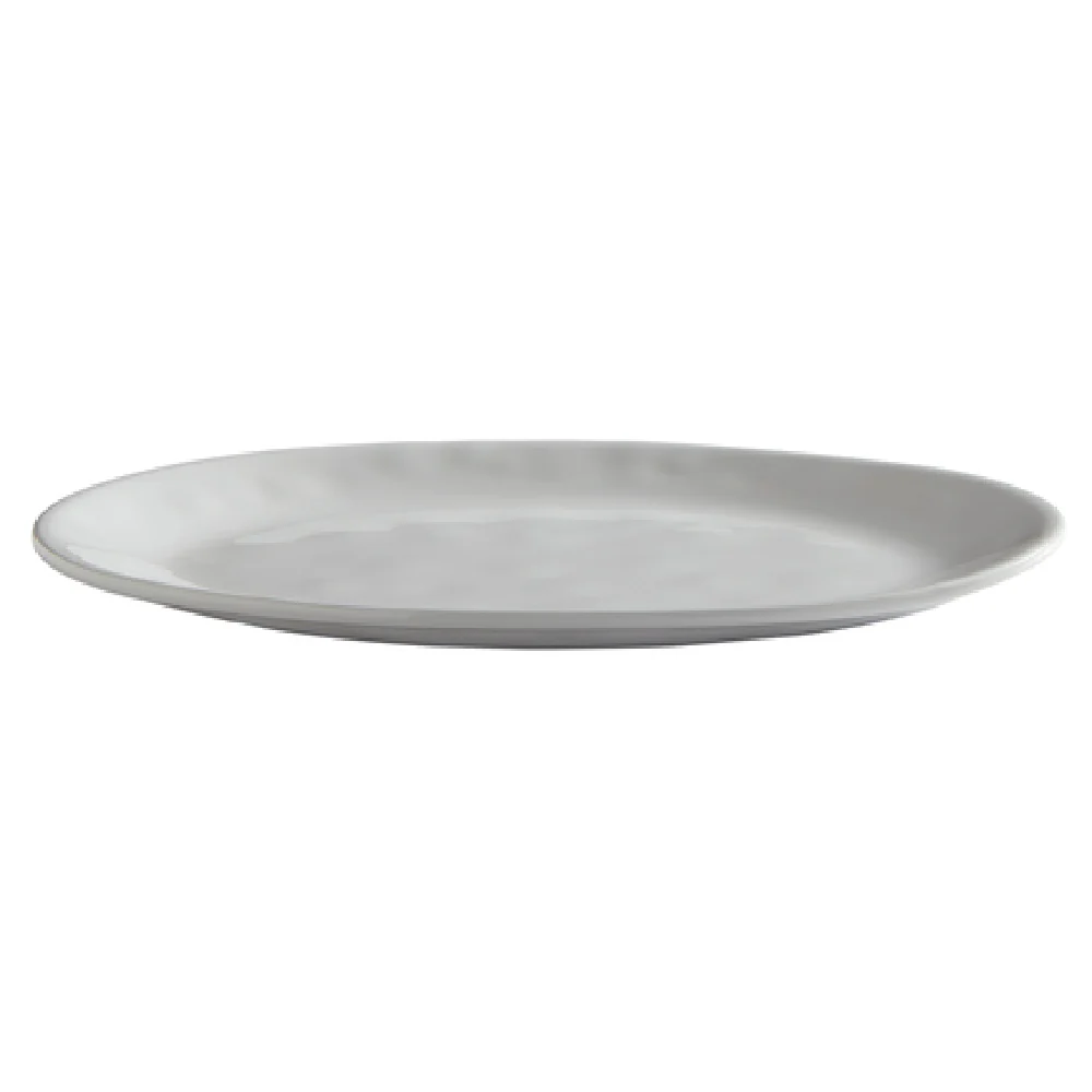 American Metalcraft CPL12CL 12 Inch Oval Serving Platter Break-resistant Melamine