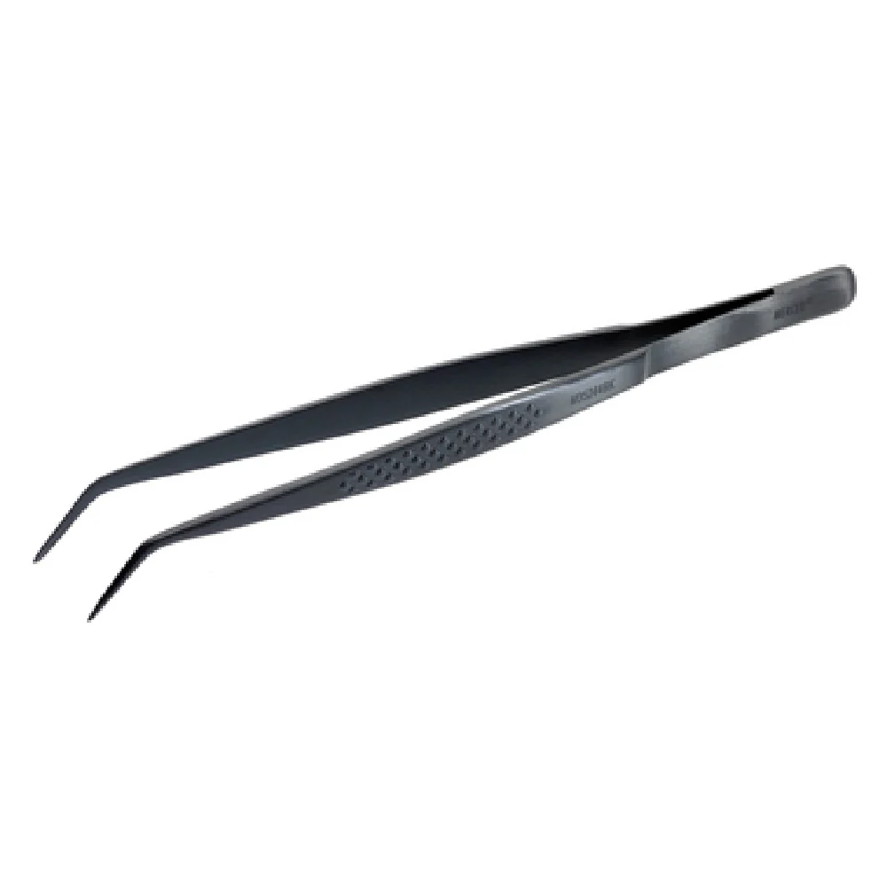 Mercer Culinary M35244BK 6-1/8 Inch Length Fine Point Tongs with Dual Grips Stainless Steel Black Matte